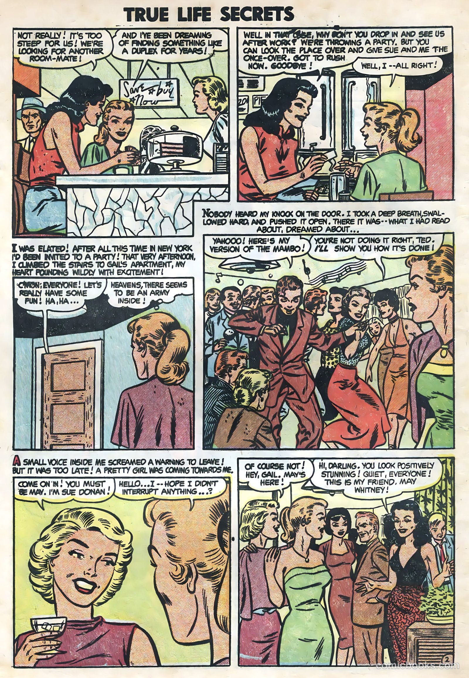True Life Secrets #21 (1954) — page 4 of 36