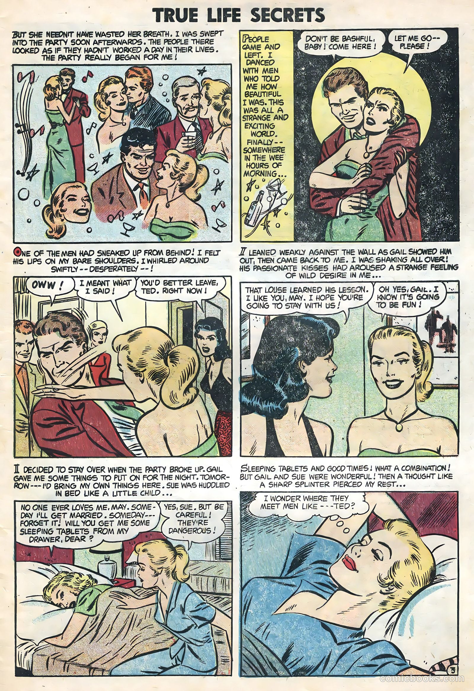 True Life Secrets #21 (1954) — page 5 of 36