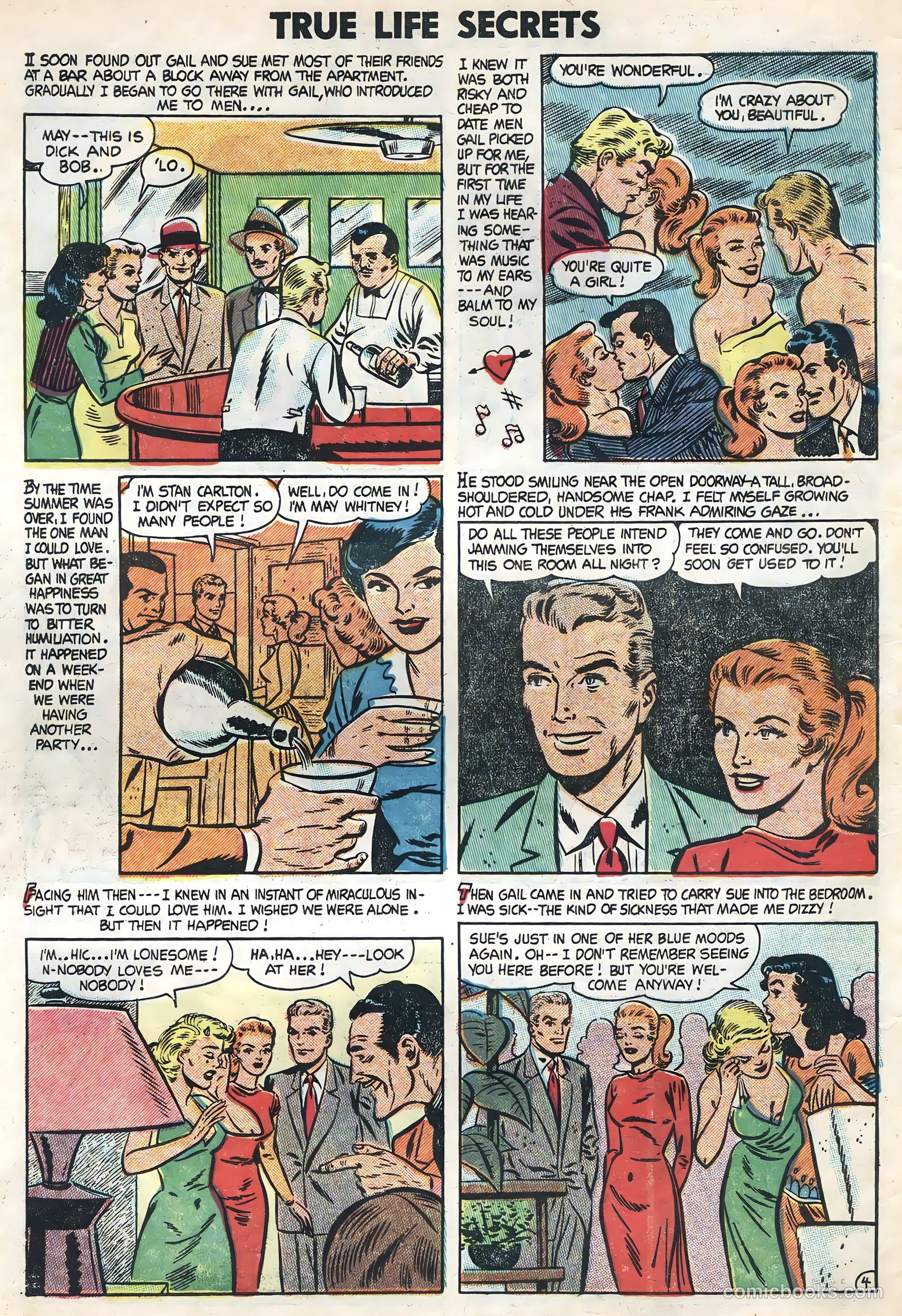 True Life Secrets #21 (1954) — page 6 of 36