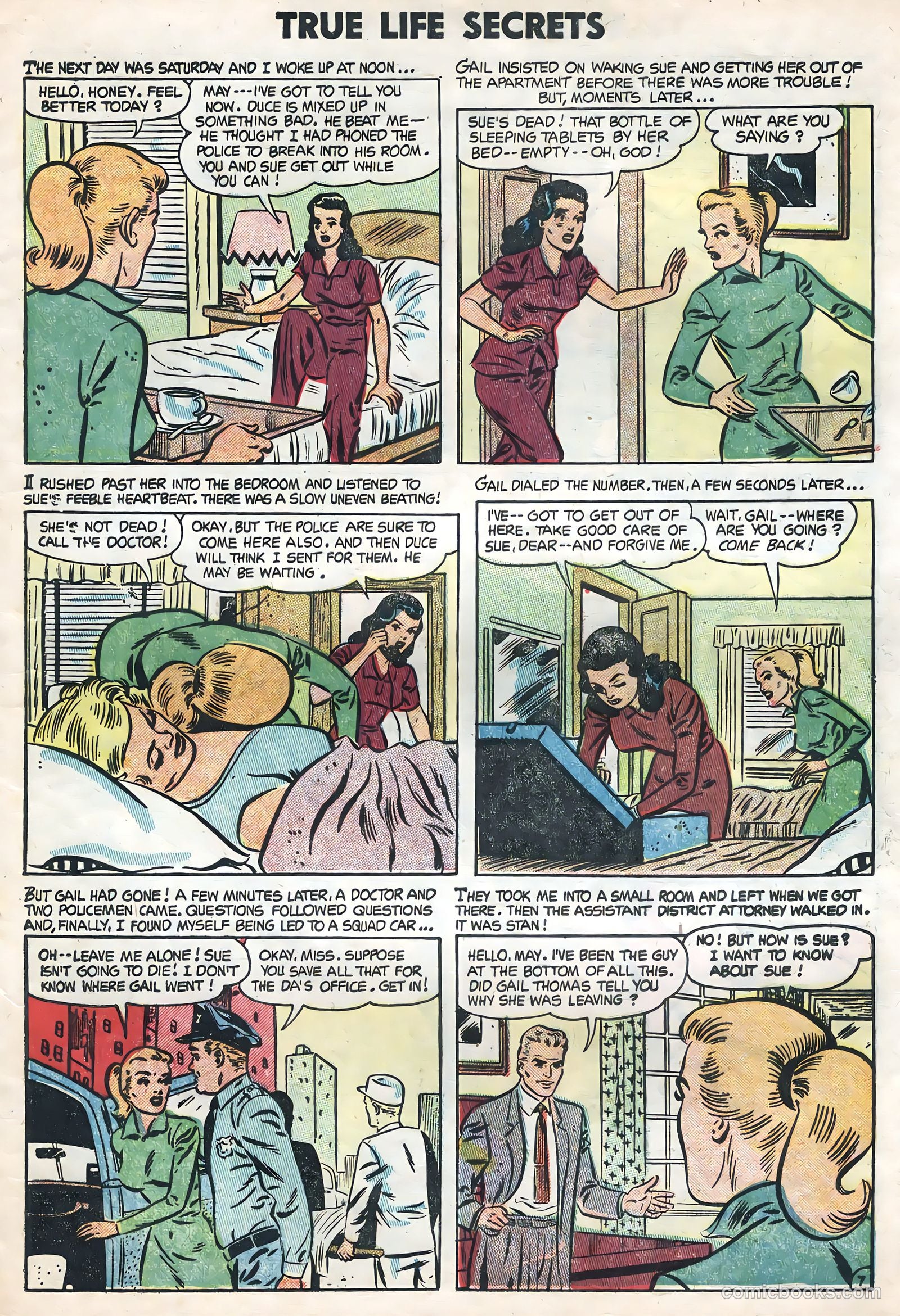 True Life Secrets #21 (1954) — page 9 of 36