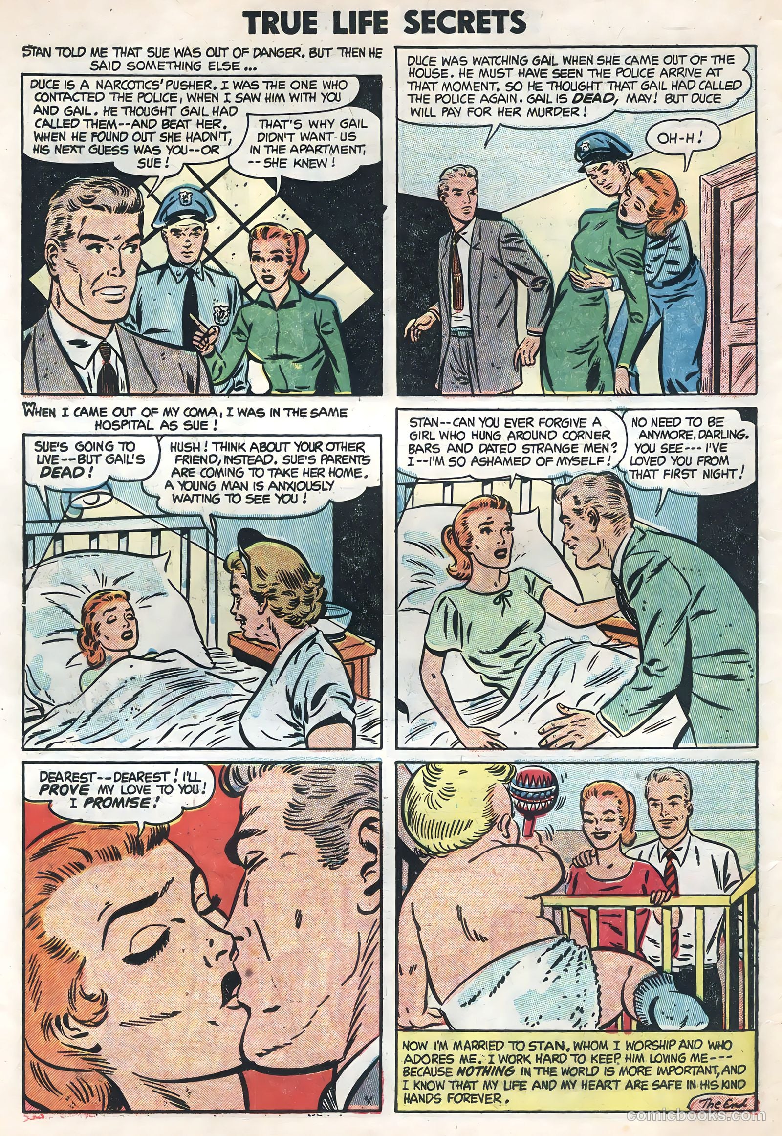 True Life Secrets #21 (1954) — page 10 of 36