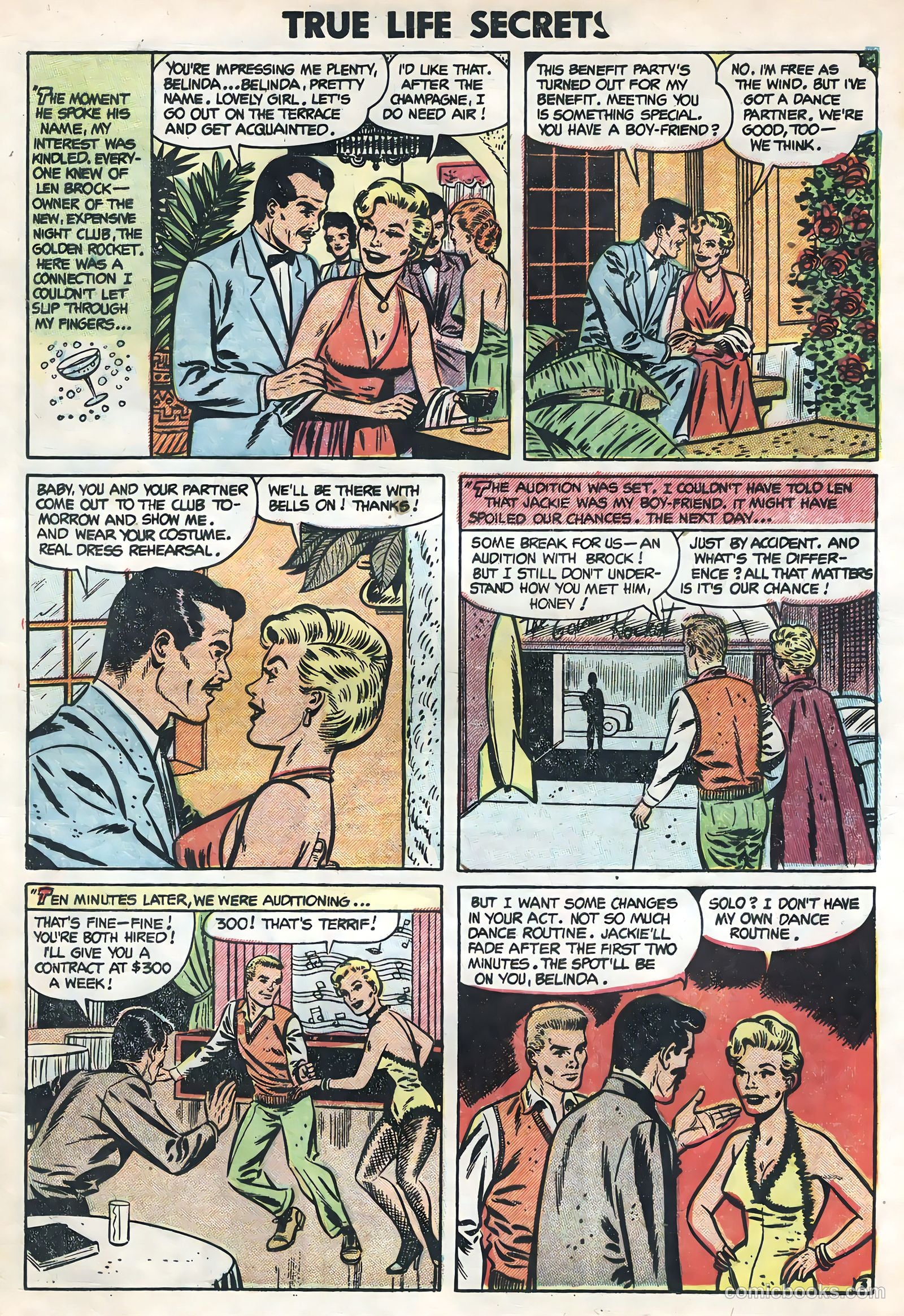 True Life Secrets #21 (1954) — page 13 of 36