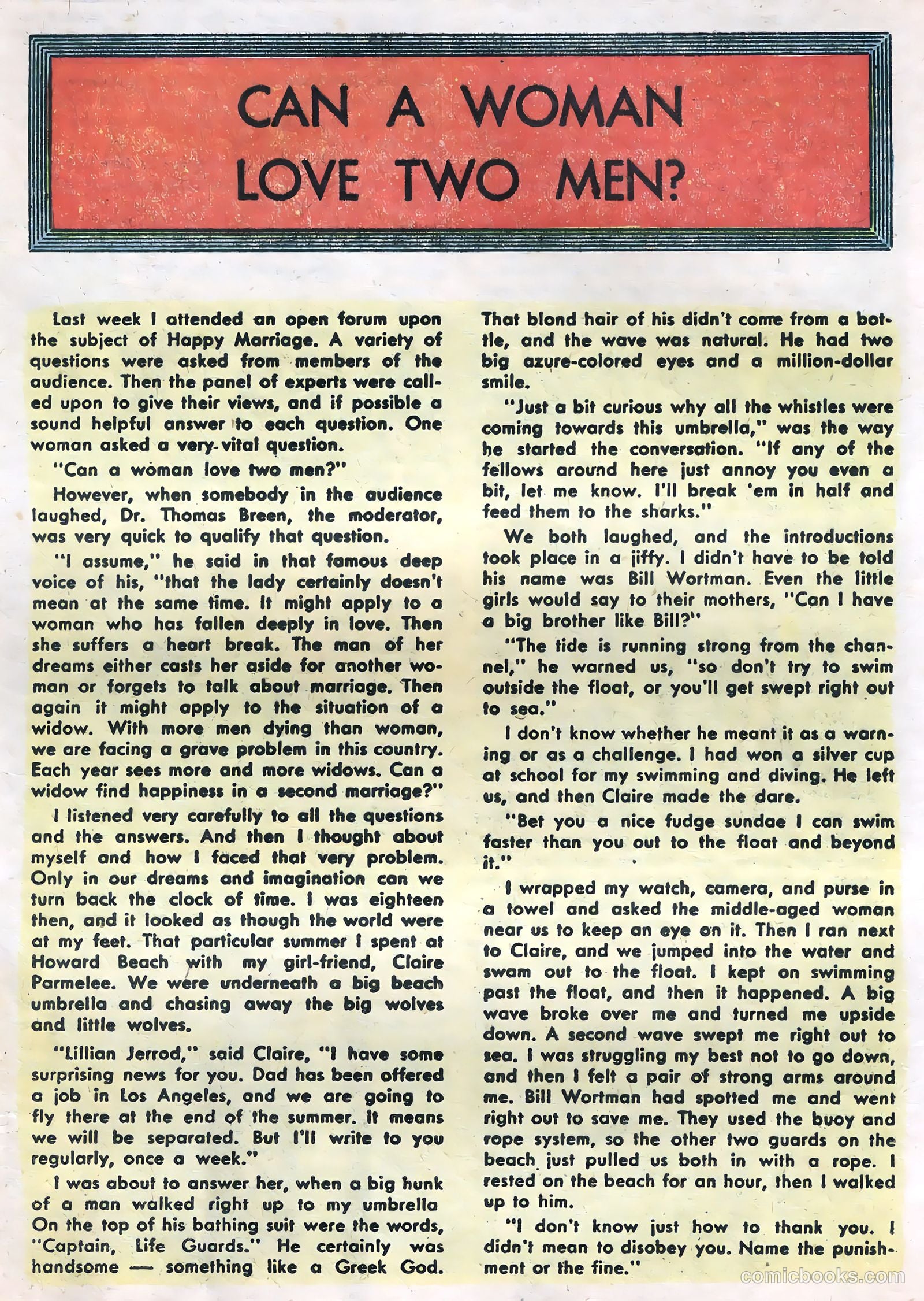 True Life Secrets #21 (1954) — page 17 of 36