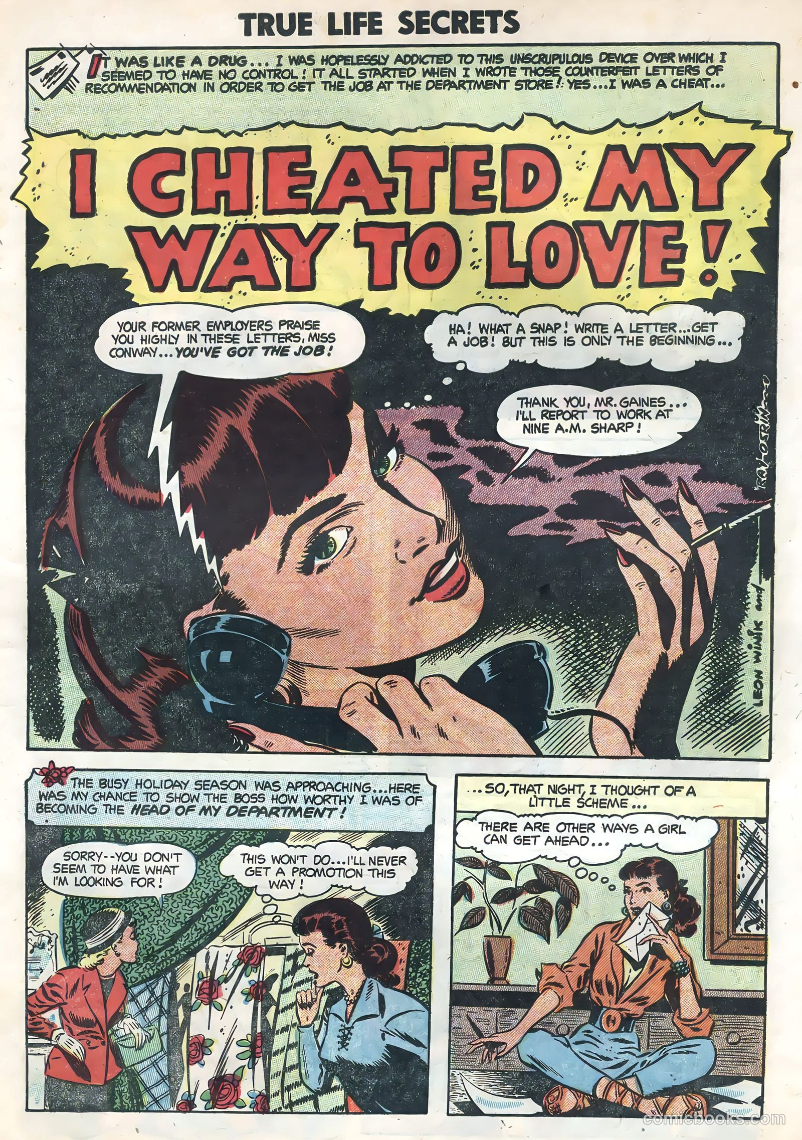 True Life Secrets #21 (1954) — page 19 of 36