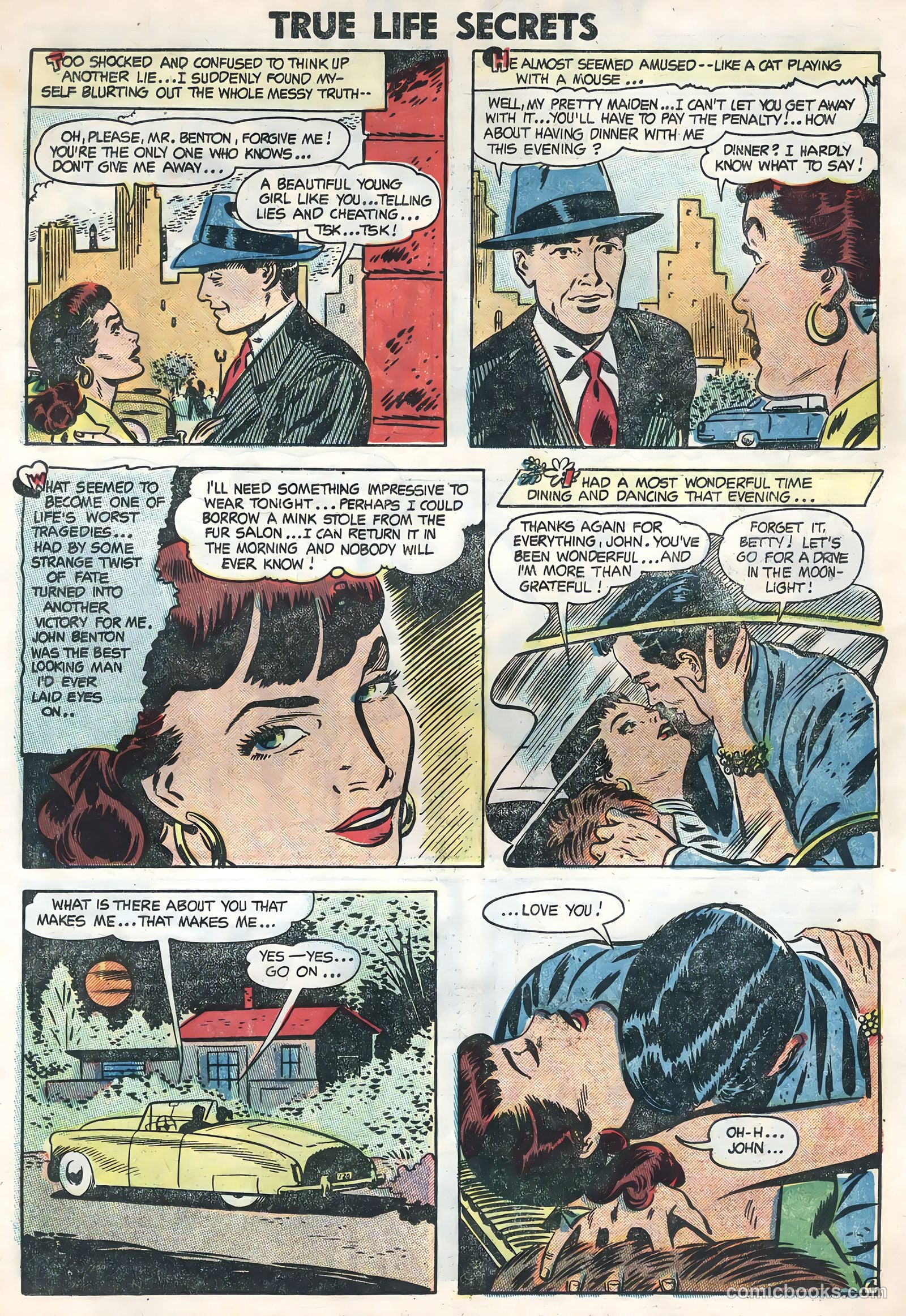 True Life Secrets #21 (1954) — page 22 of 36