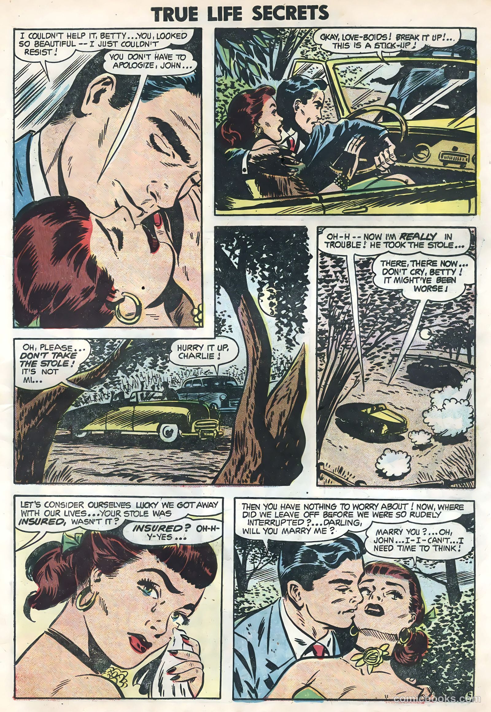 True Life Secrets #21 (1954) — page 23 of 36