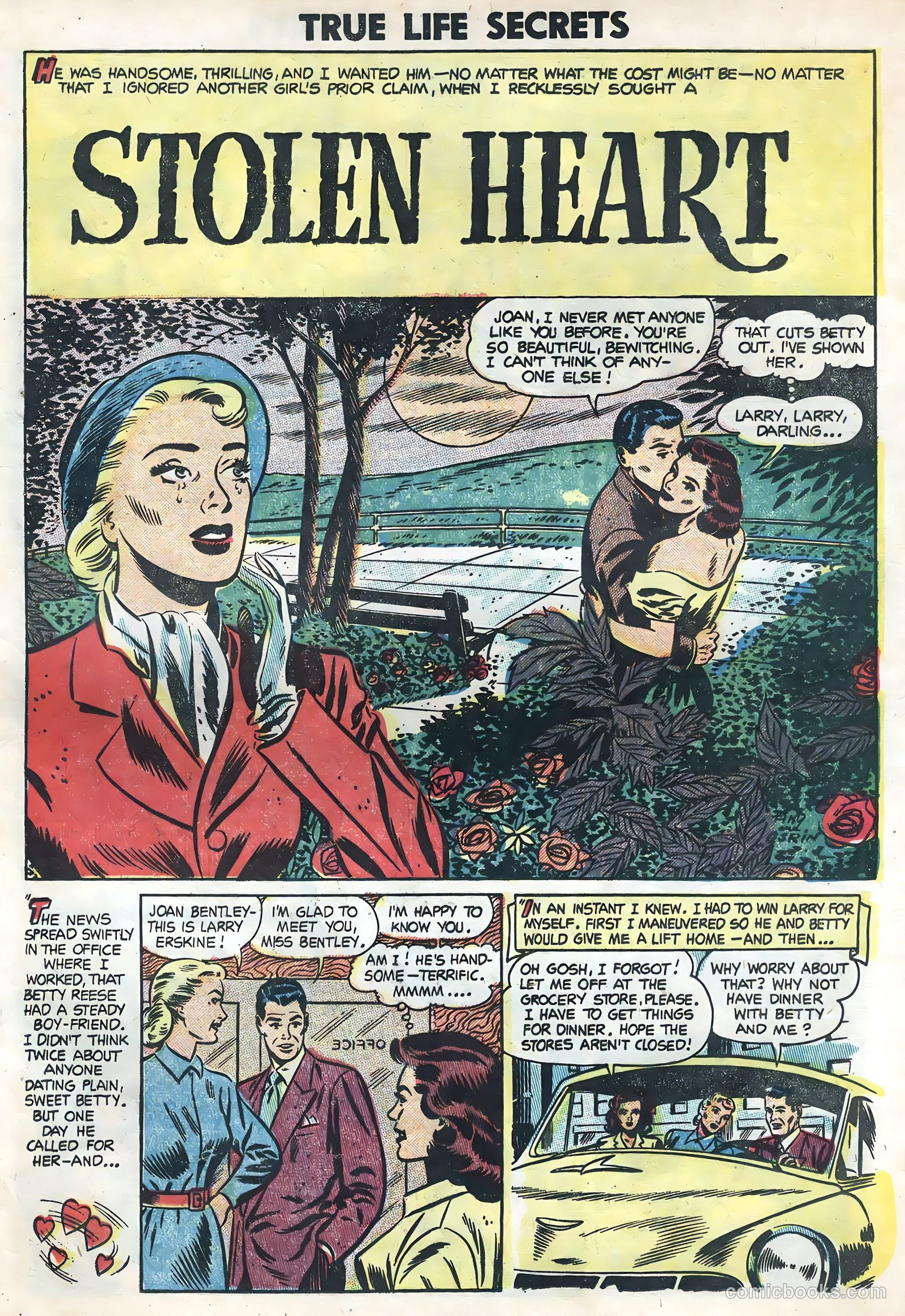 True Life Secrets #21 (1954) — page 25 of 36