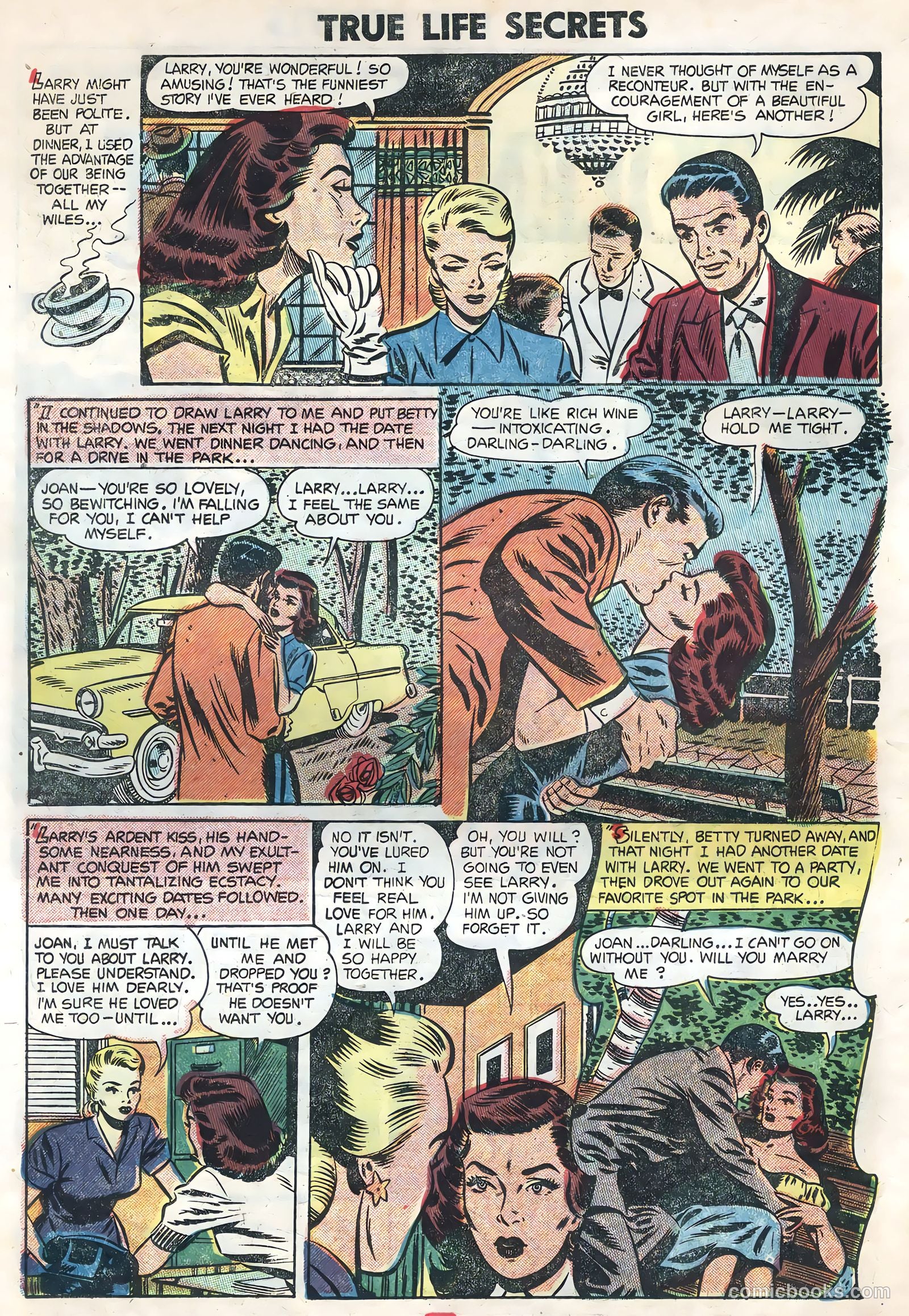 True Life Secrets #21 (1954) — page 26 of 36