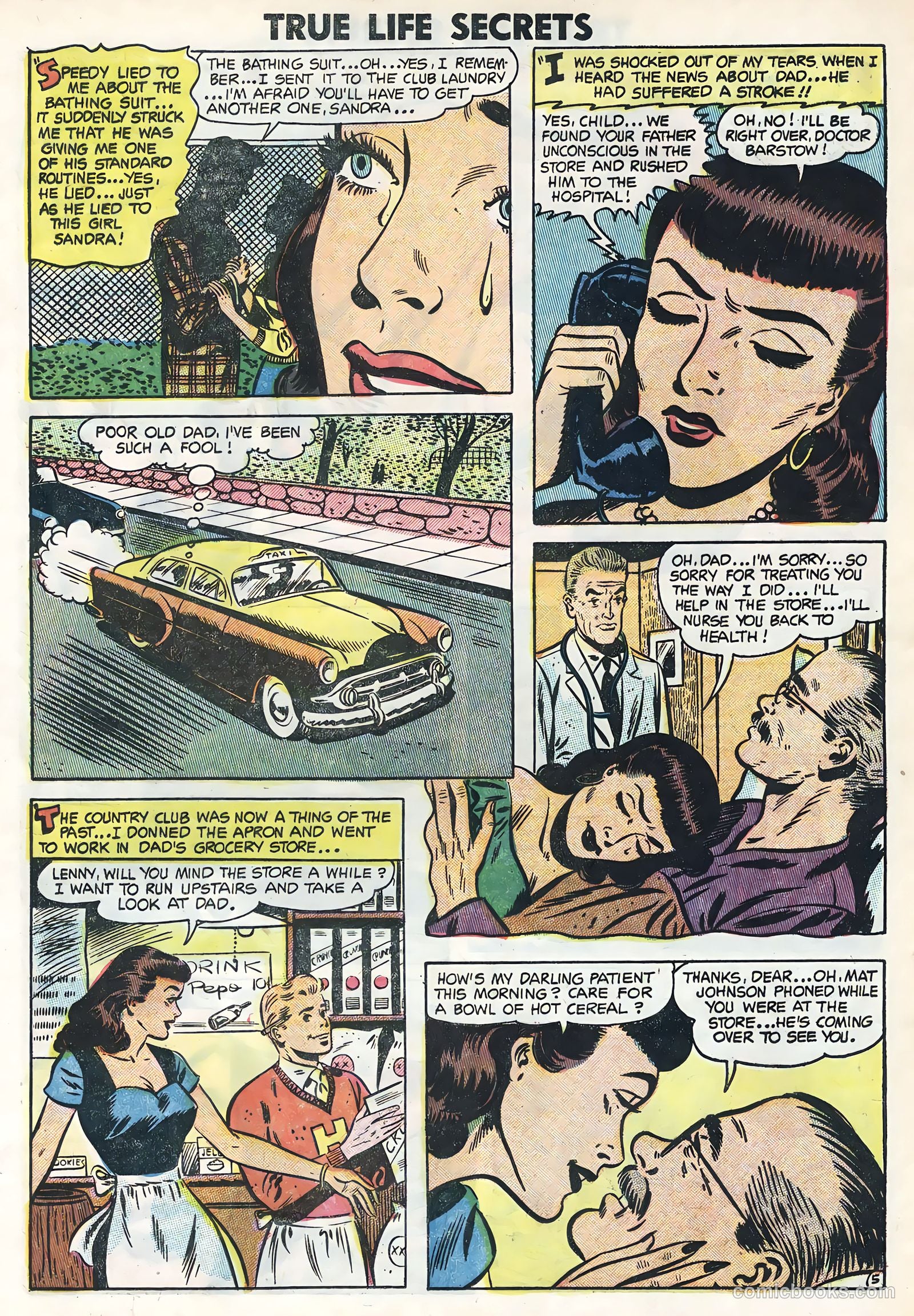 True Life Secrets #22 (1954) — page 12 of 36