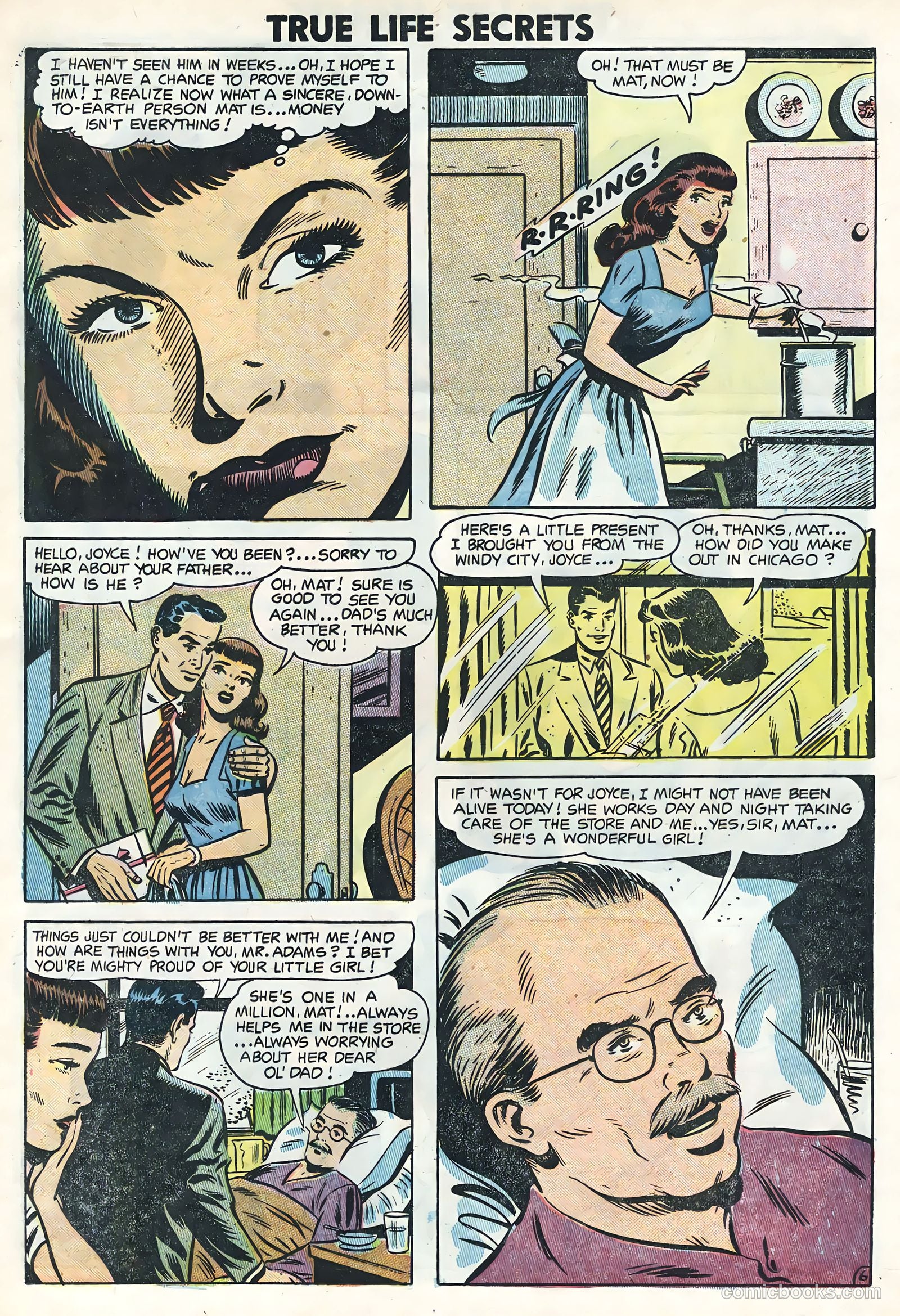 True Life Secrets #22 (1954) — page 13 of 36