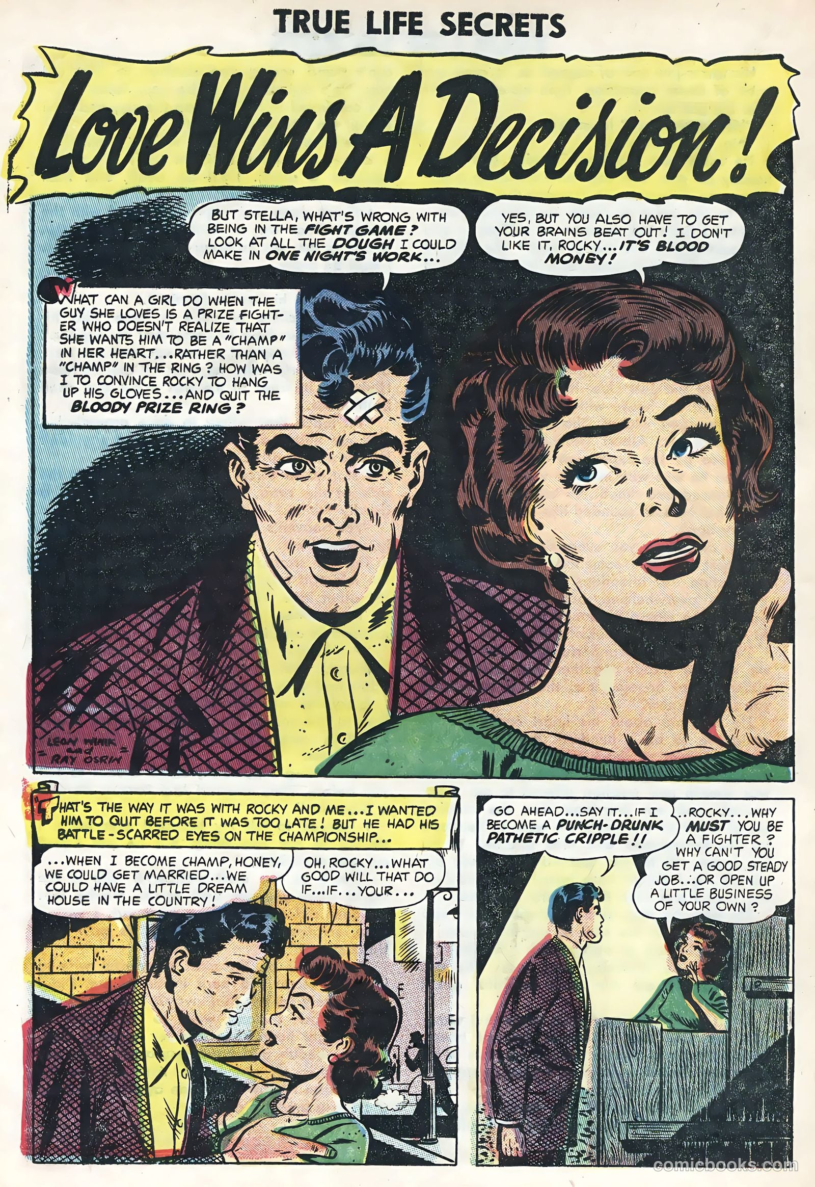 True Life Secrets #22 (1954) — page 20 of 36