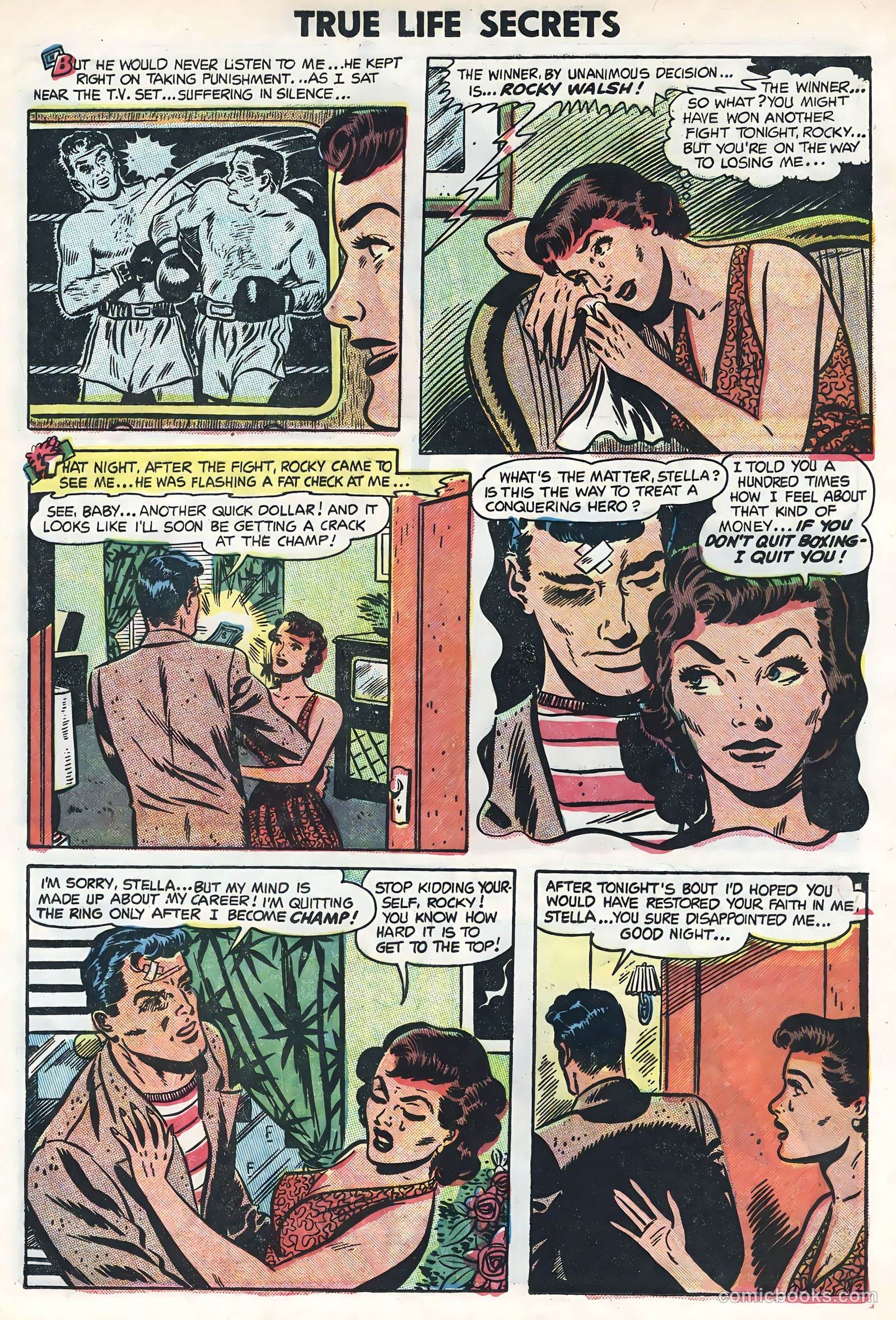 True Life Secrets #22 (1954) — page 21 of 36