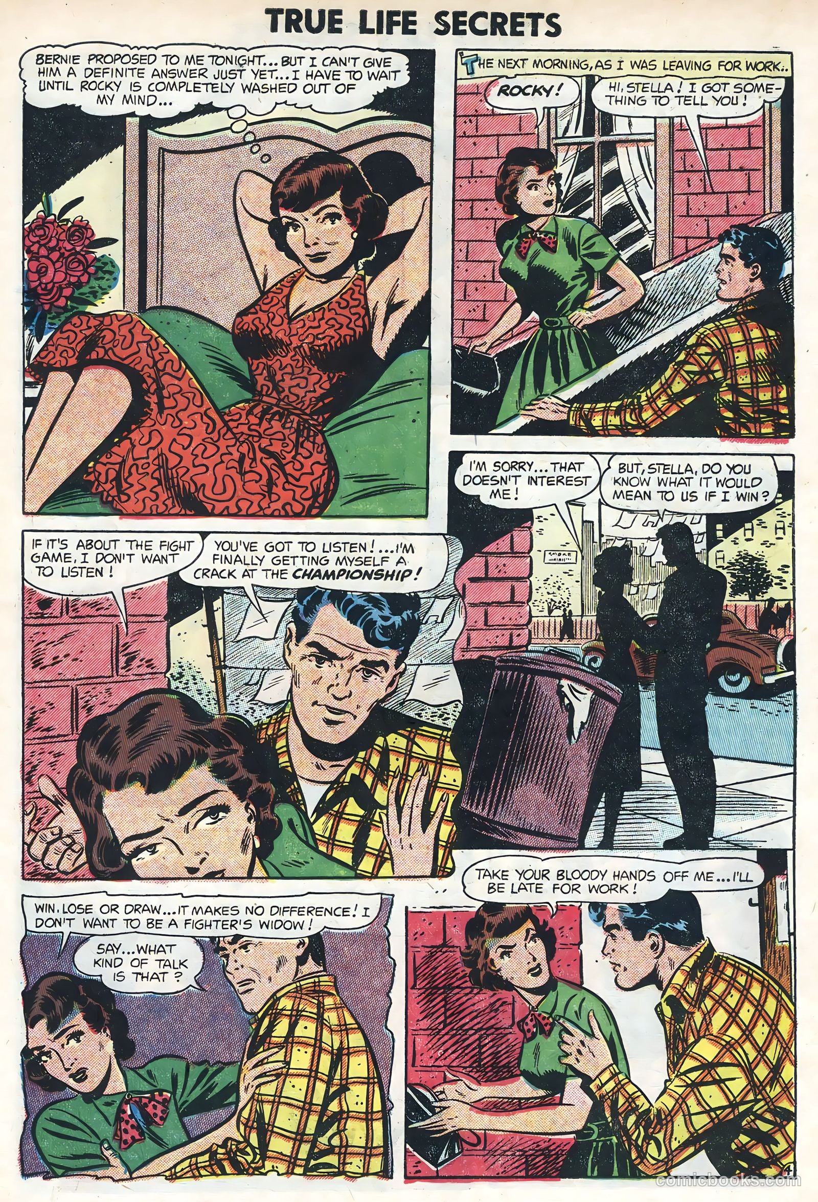 True Life Secrets #22 (1954) — page 23 of 36