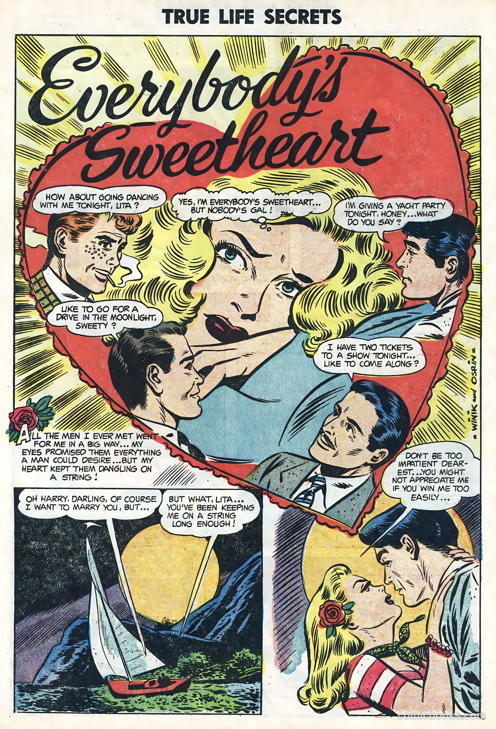 True Life Secrets #22 (1954) — page 27 of 36