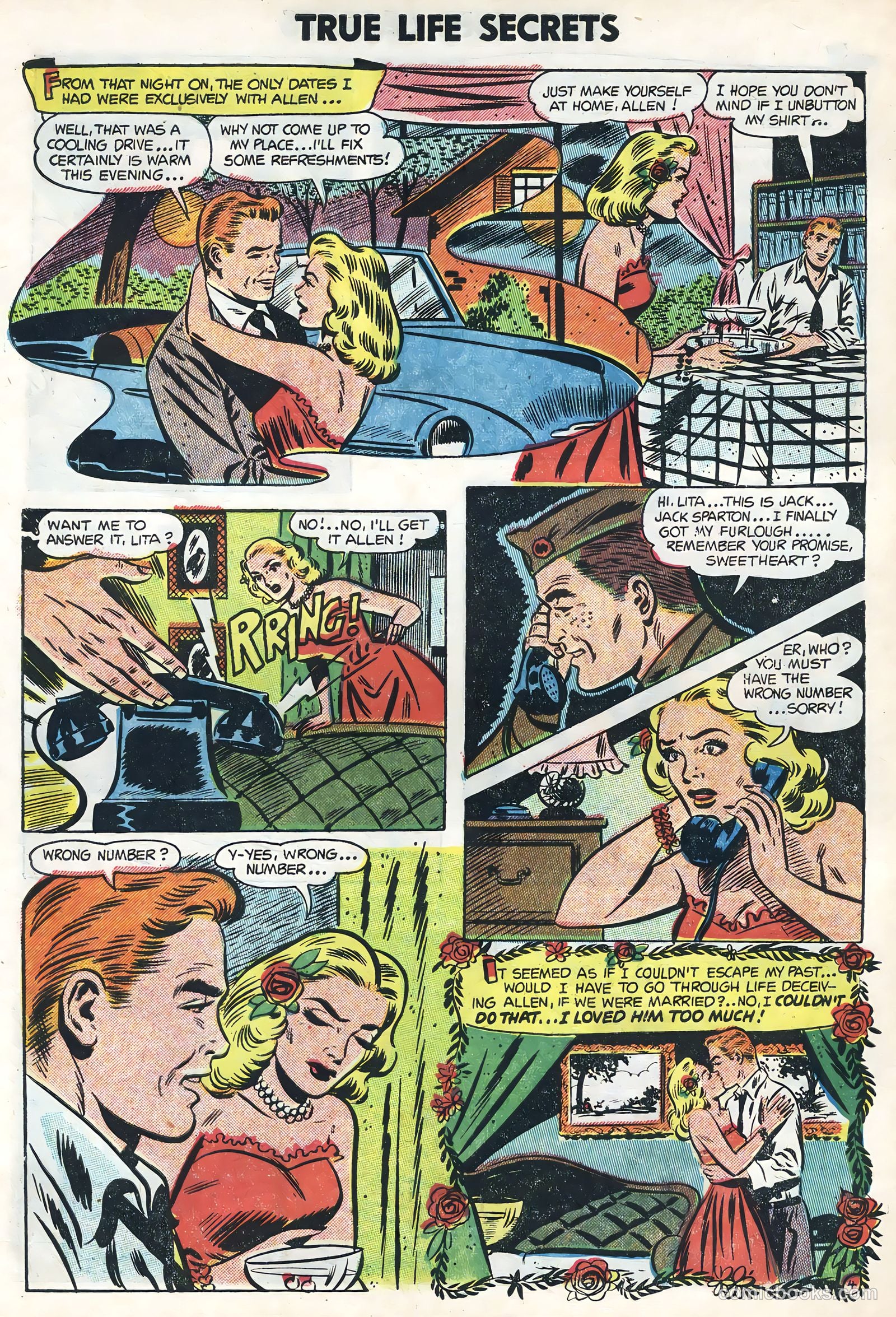 True Life Secrets #22 (1954) — page 30 of 36