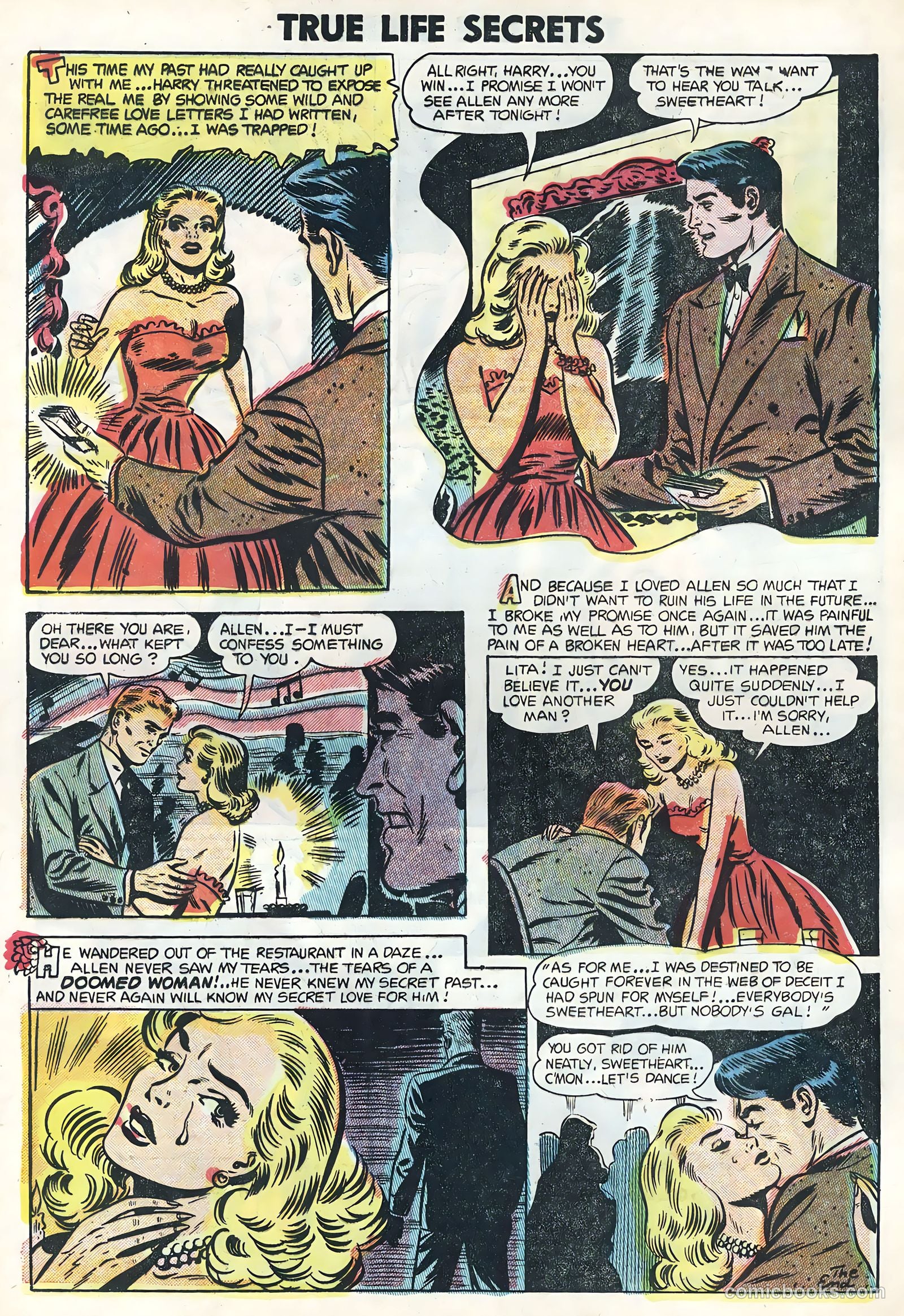 True Life Secrets #22 (1954) — page 32 of 36