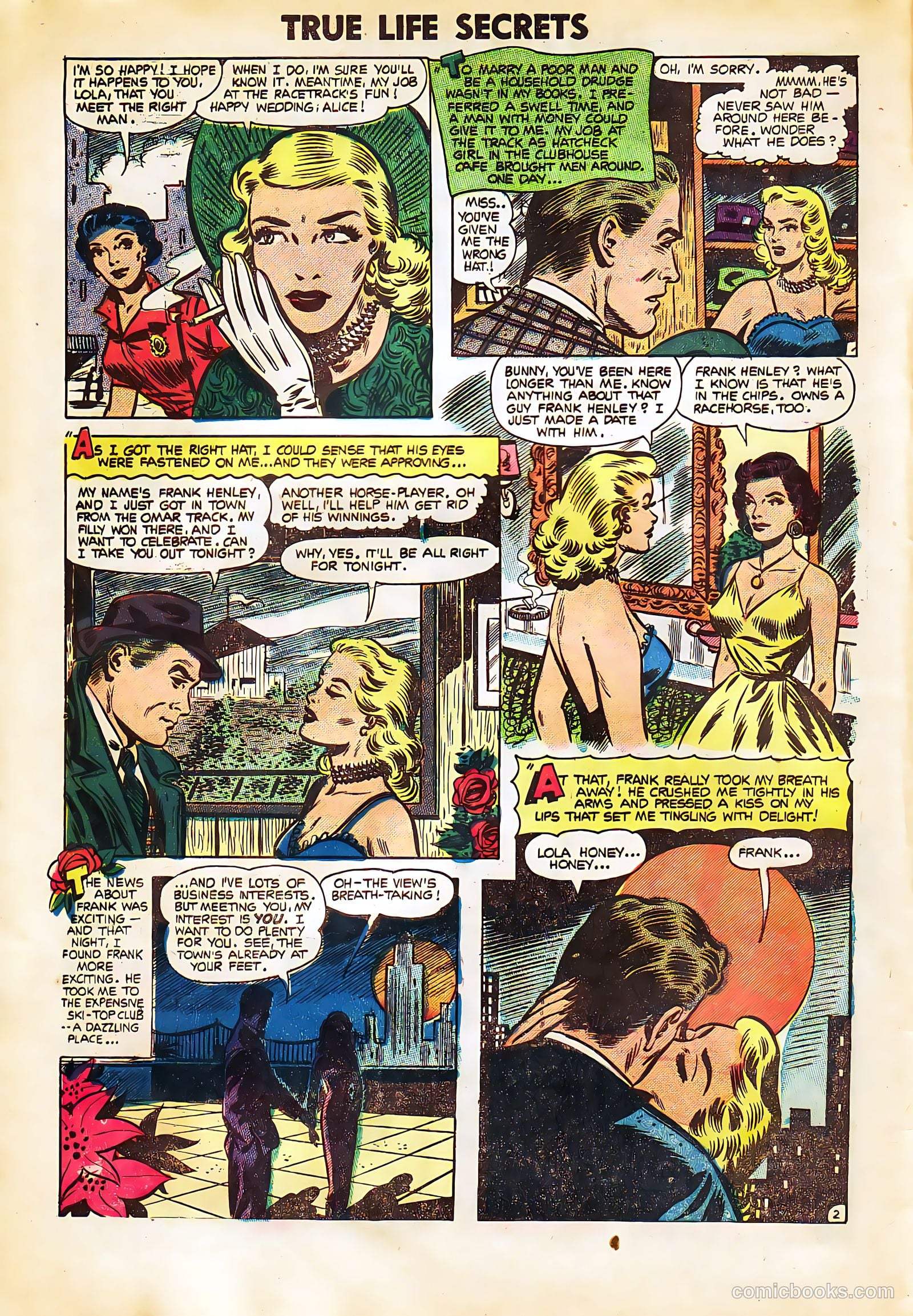 True Life Secrets #23 (1954) — page 4 of 36