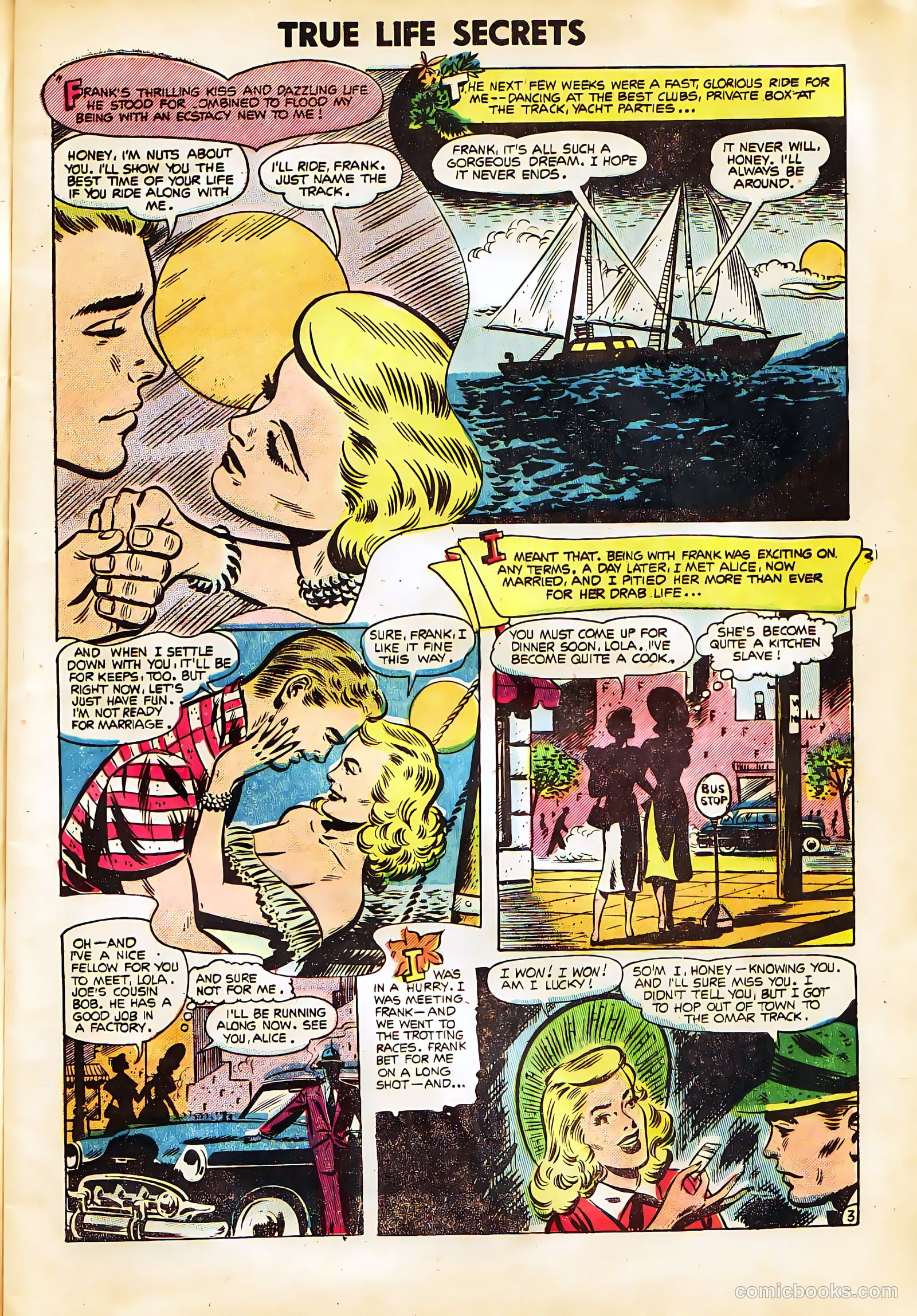 True Life Secrets #23 (1954) — page 5 of 36