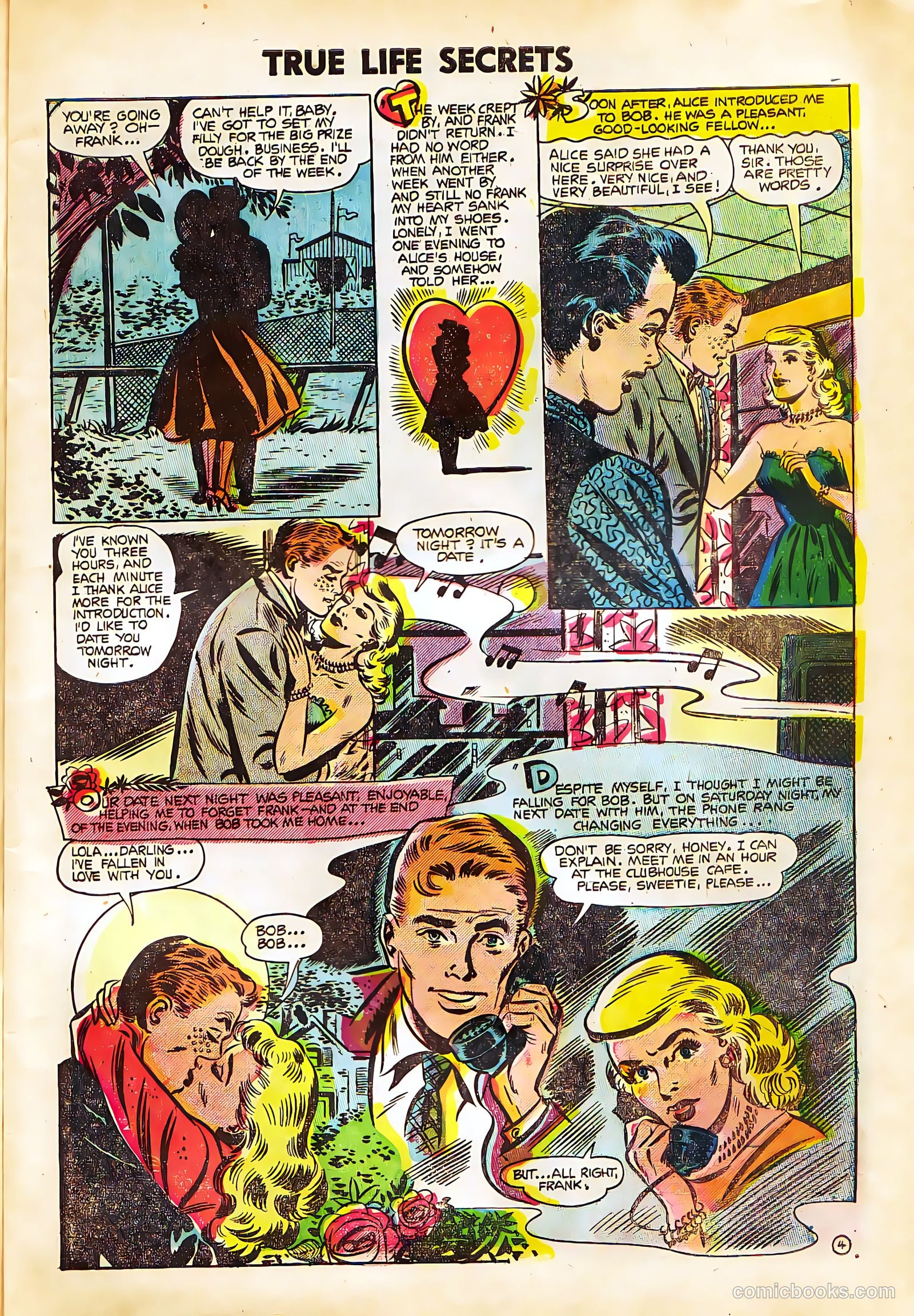 True Life Secrets #23 (1954) — page 7 of 36