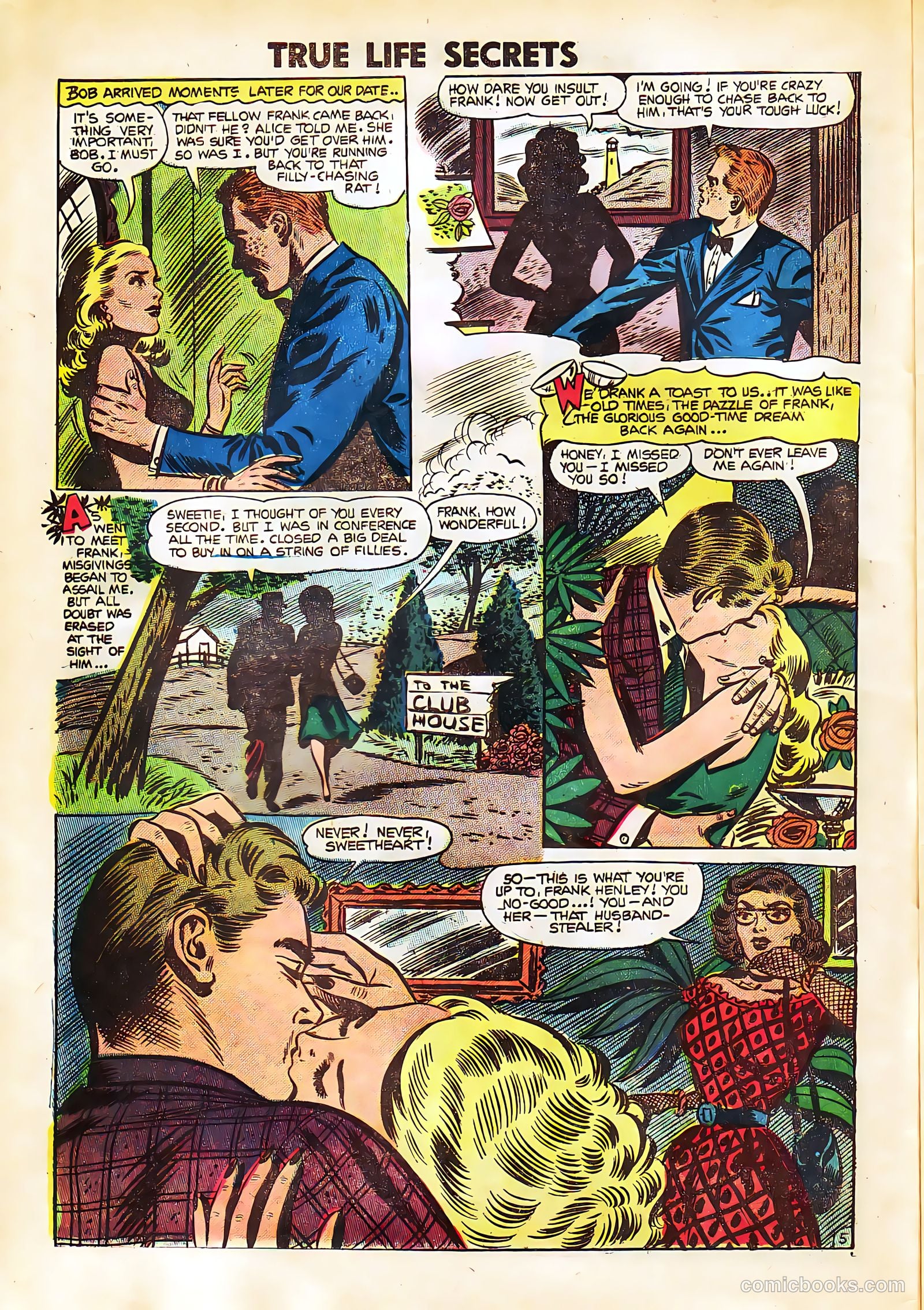 True Life Secrets #23 (1954) — page 8 of 36