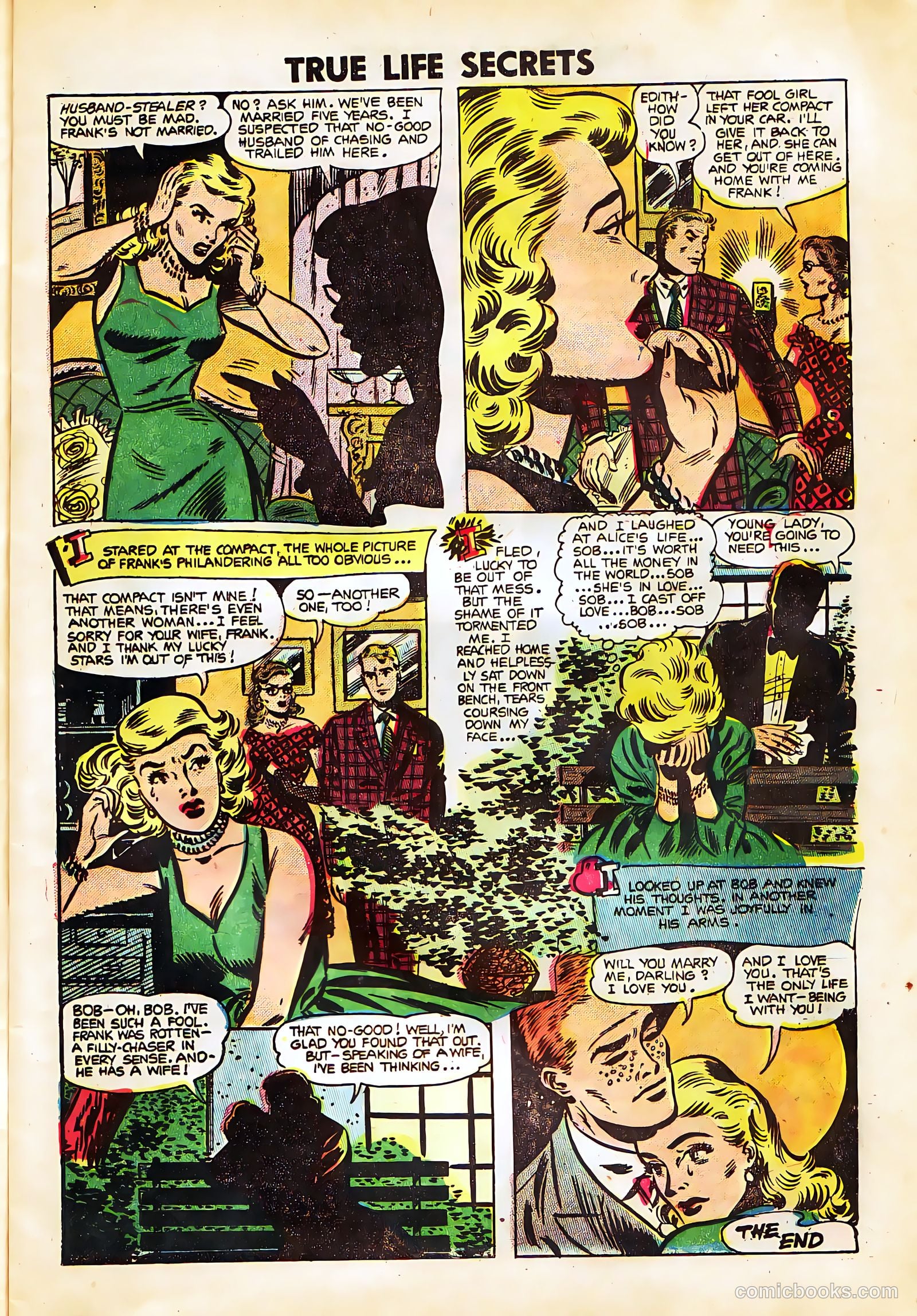 True Life Secrets #23 (1954) — page 9 of 36