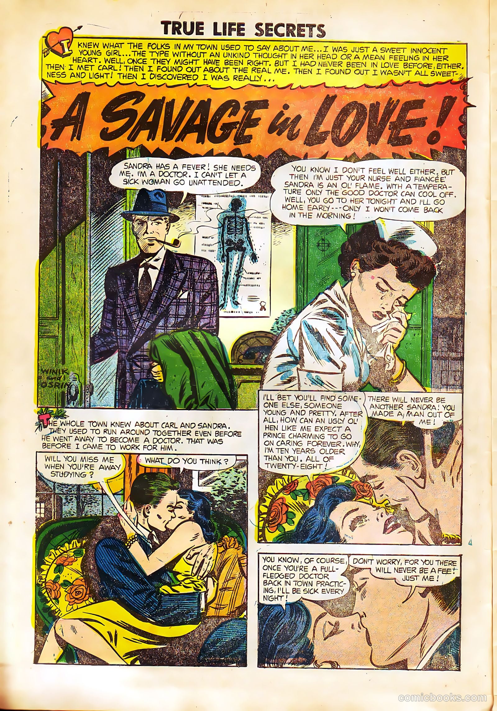 True Life Secrets #23 (1954) — page 10 of 36