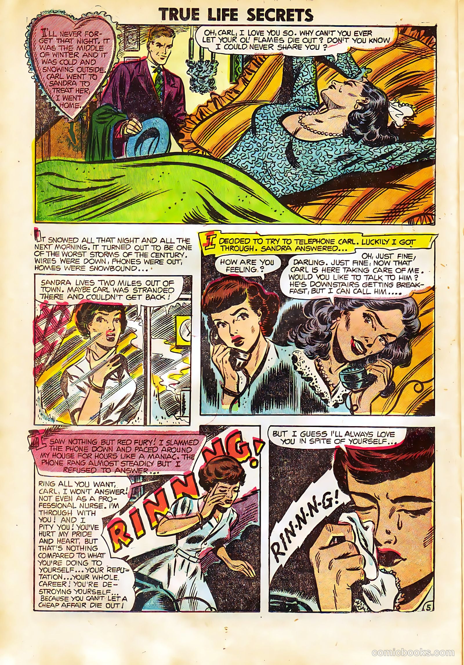 True Life Secrets #23 (1954) — page 14 of 36
