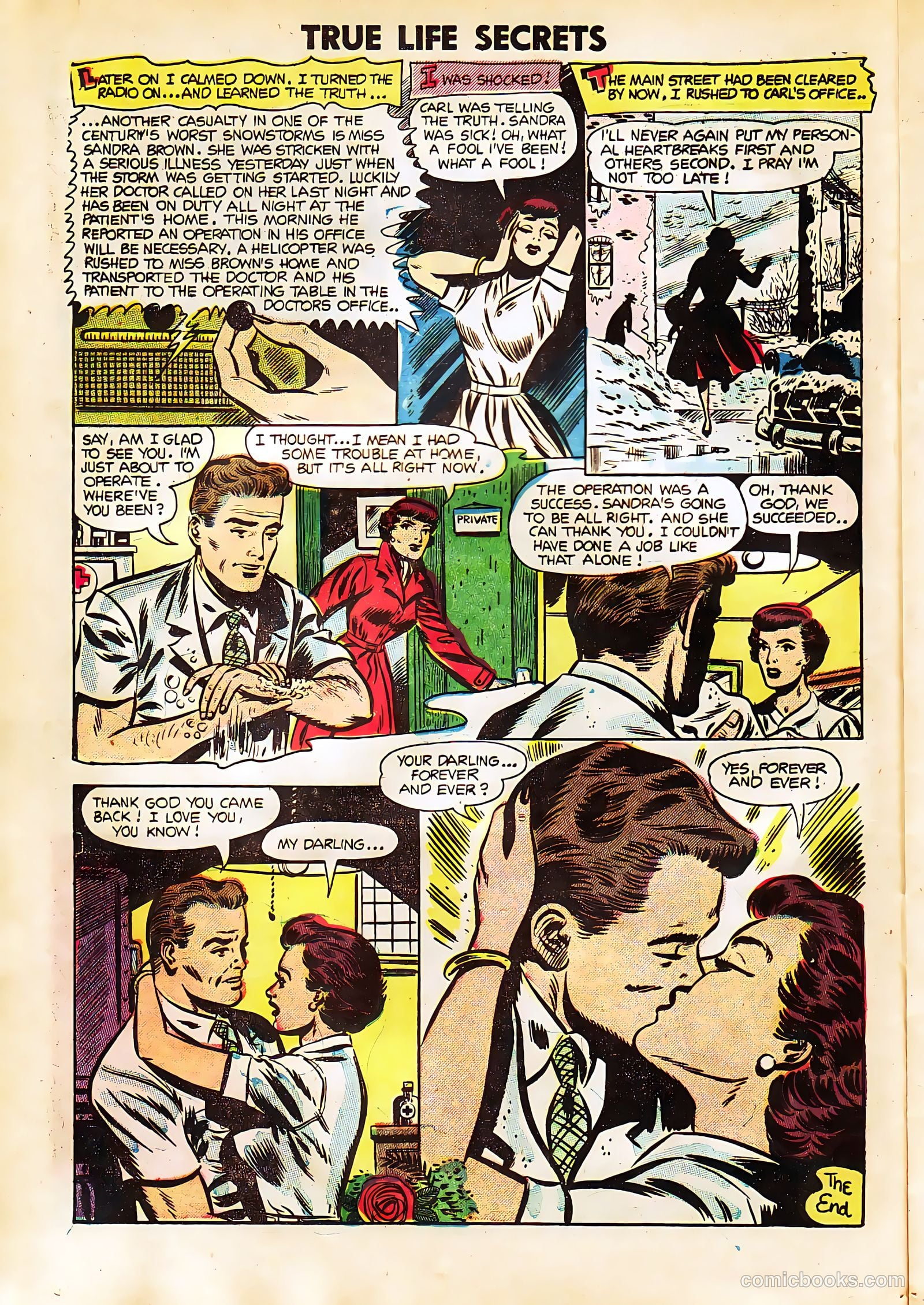 True Life Secrets #23 (1954) — page 16 of 36