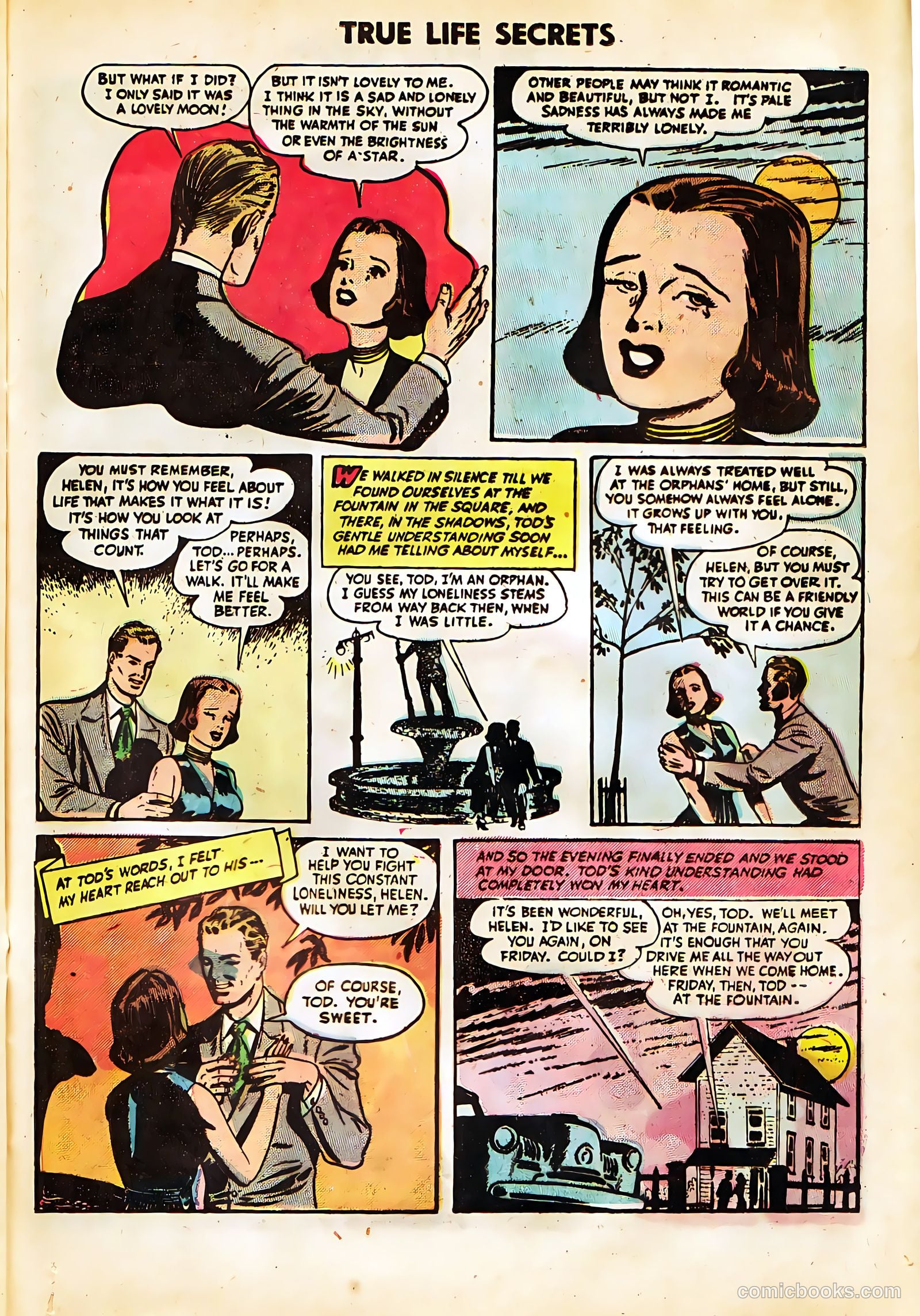 True Life Secrets #23 (1954) — page 25 of 36
