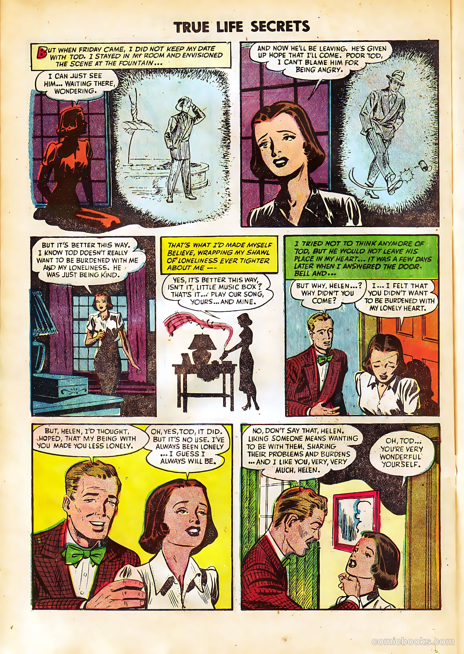 True Life Secrets #23 (1954) — page 26 of 36