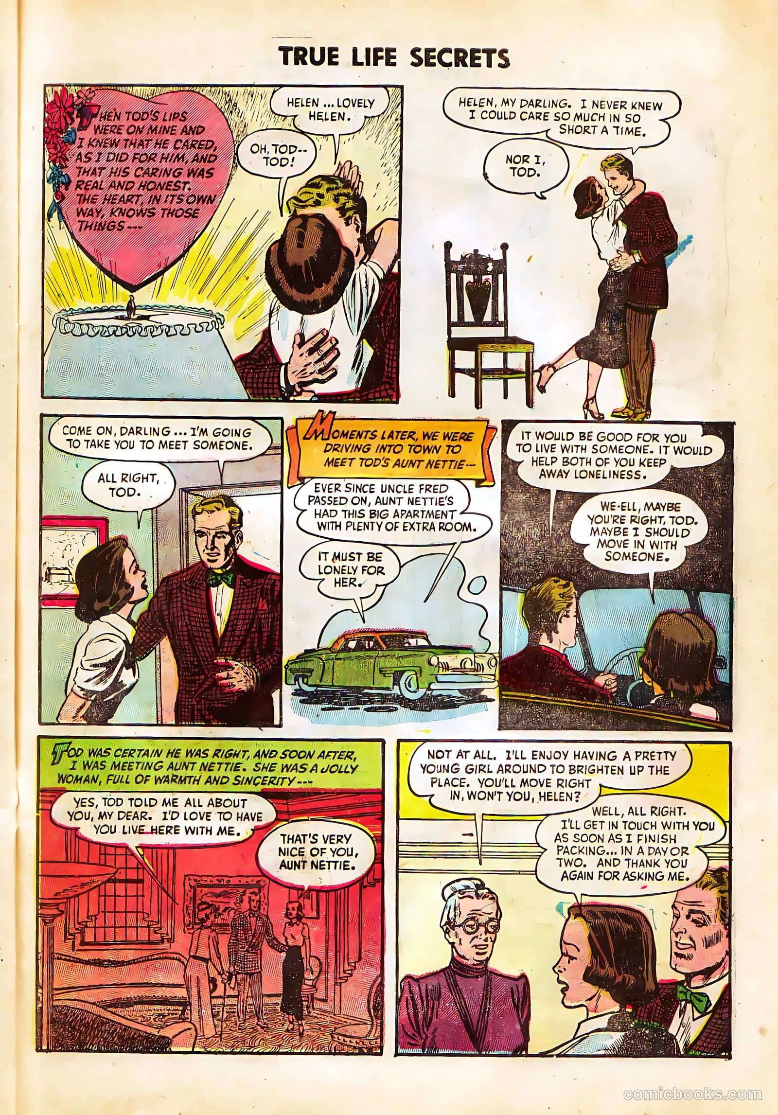 True Life Secrets #23 (1954) — page 27 of 36