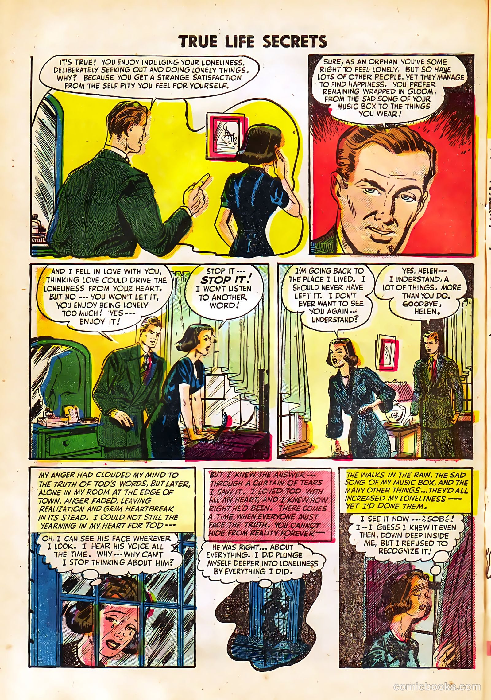 True Life Secrets #23 (1954) — page 30 of 36
