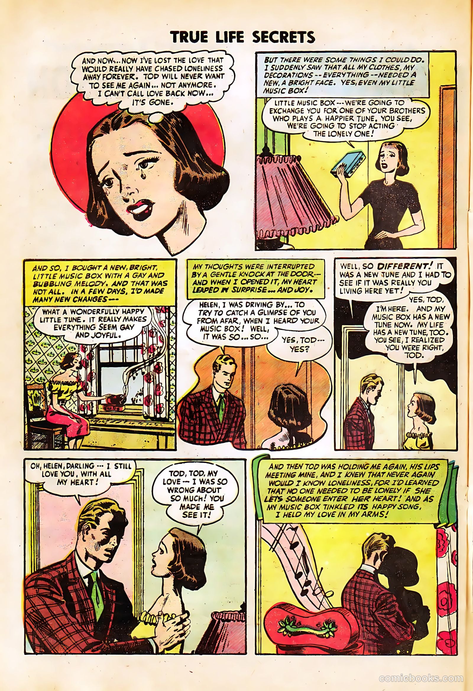 True Life Secrets #23 (1954) — page 32 of 36