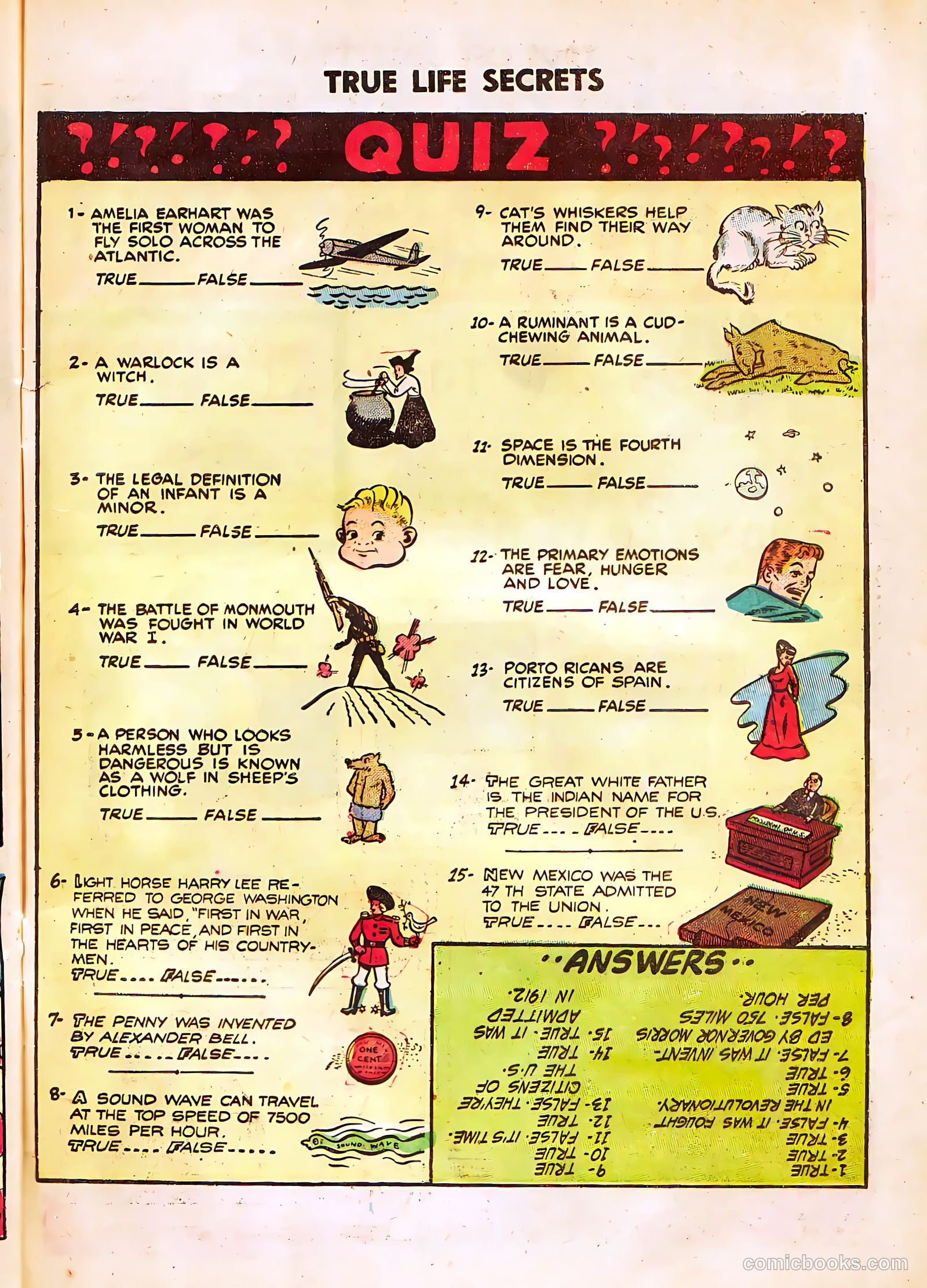 True Life Secrets #23 (1954) — page 33 of 36