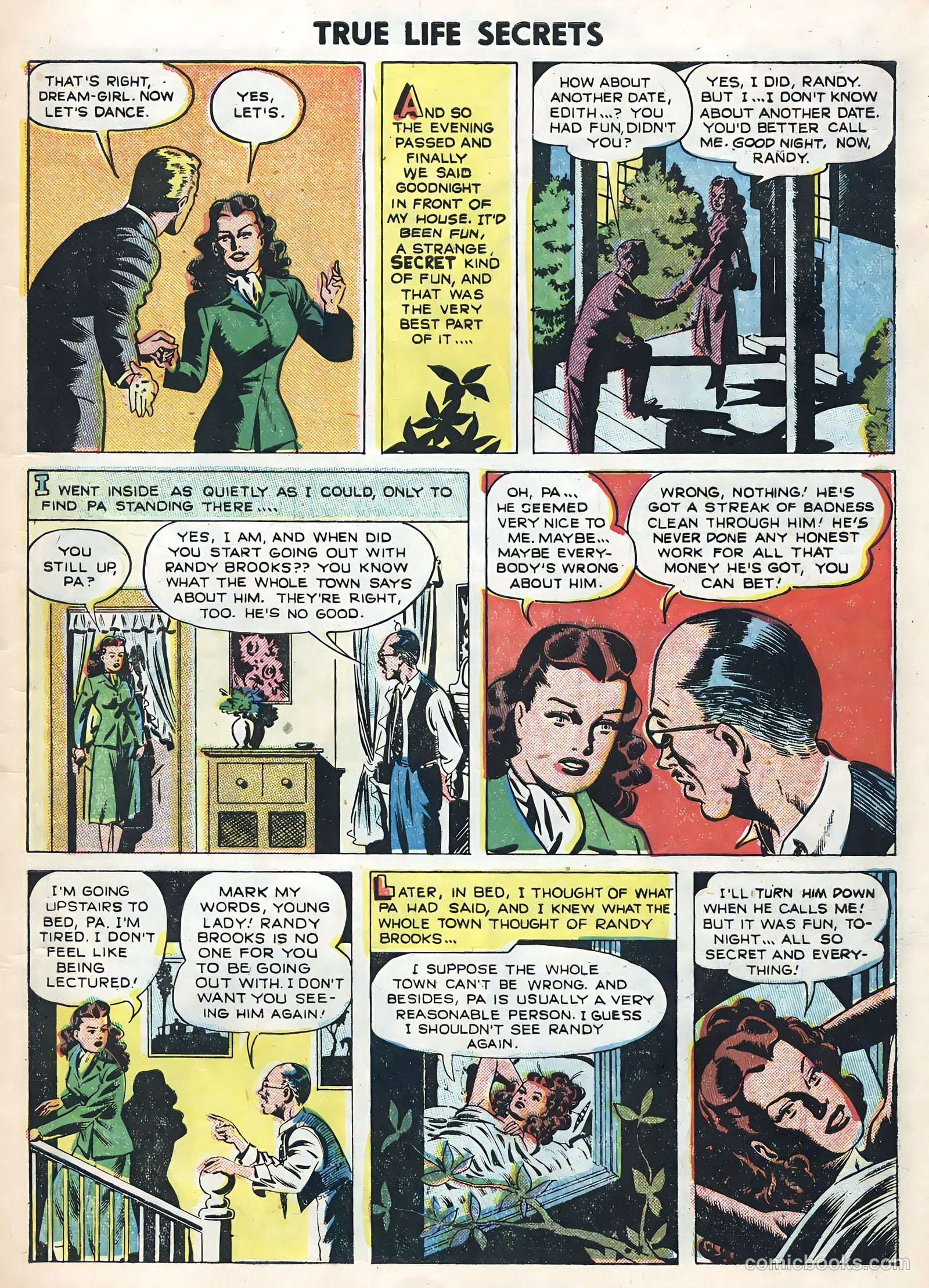 True Life Secrets #24 (1955) — page 7 of 36