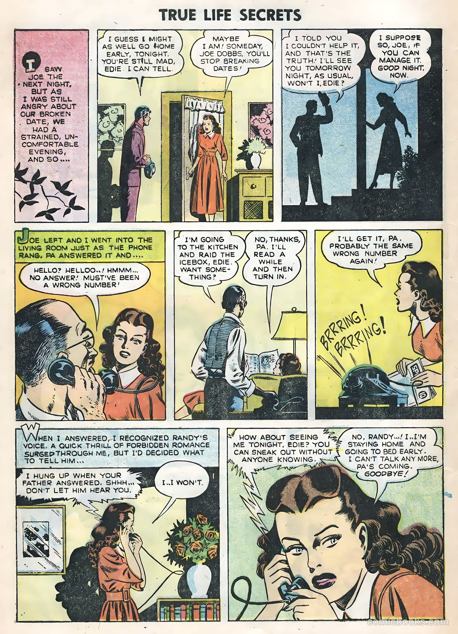 True Life Secrets #24 (1955) — page 8 of 36