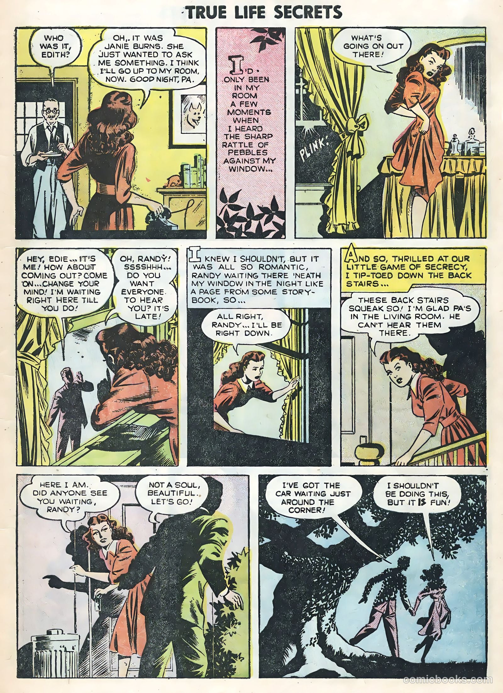 True Life Secrets #24 (1955) — page 9 of 36
