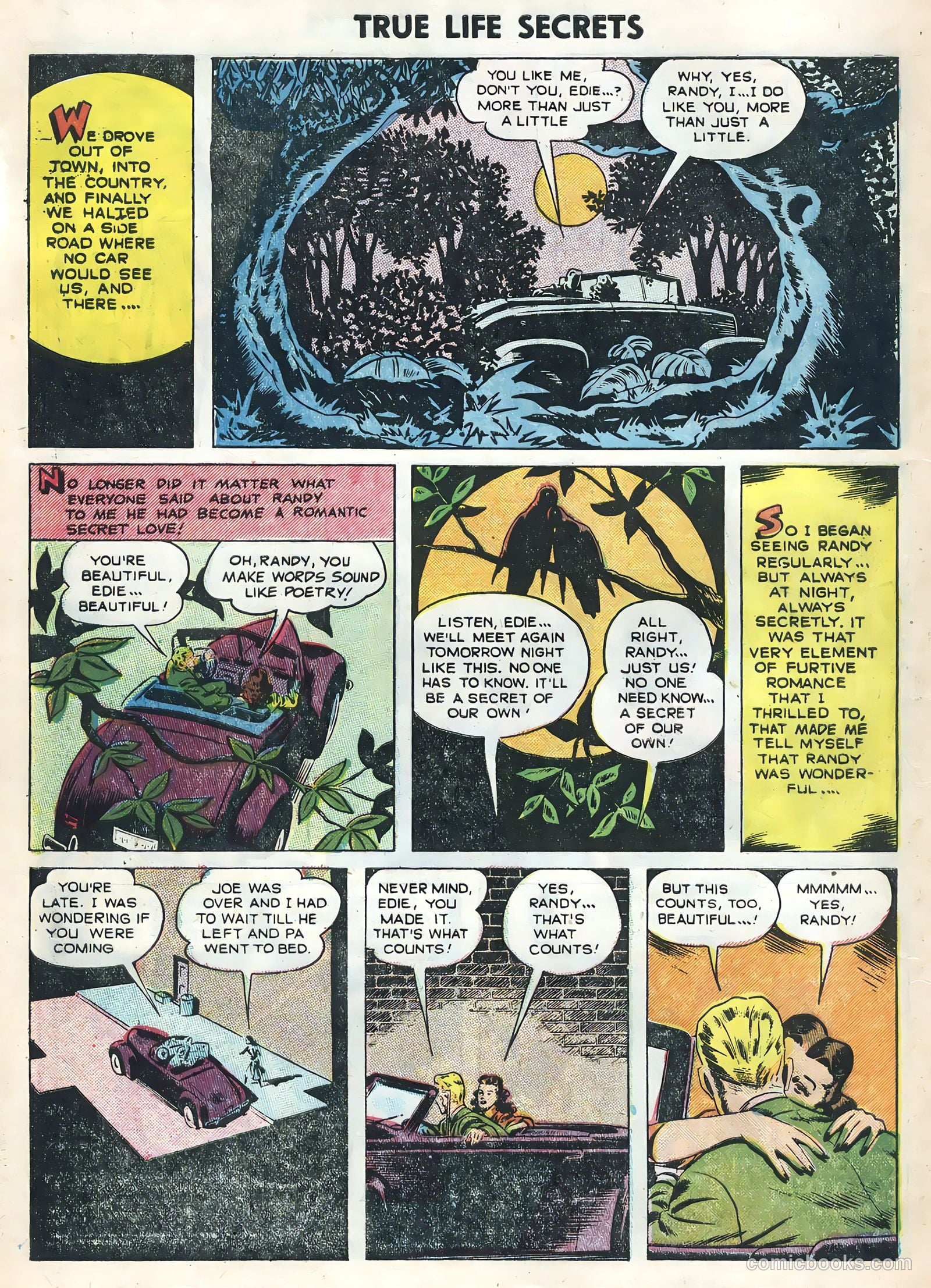 True Life Secrets #24 (1955) — page 10 of 36