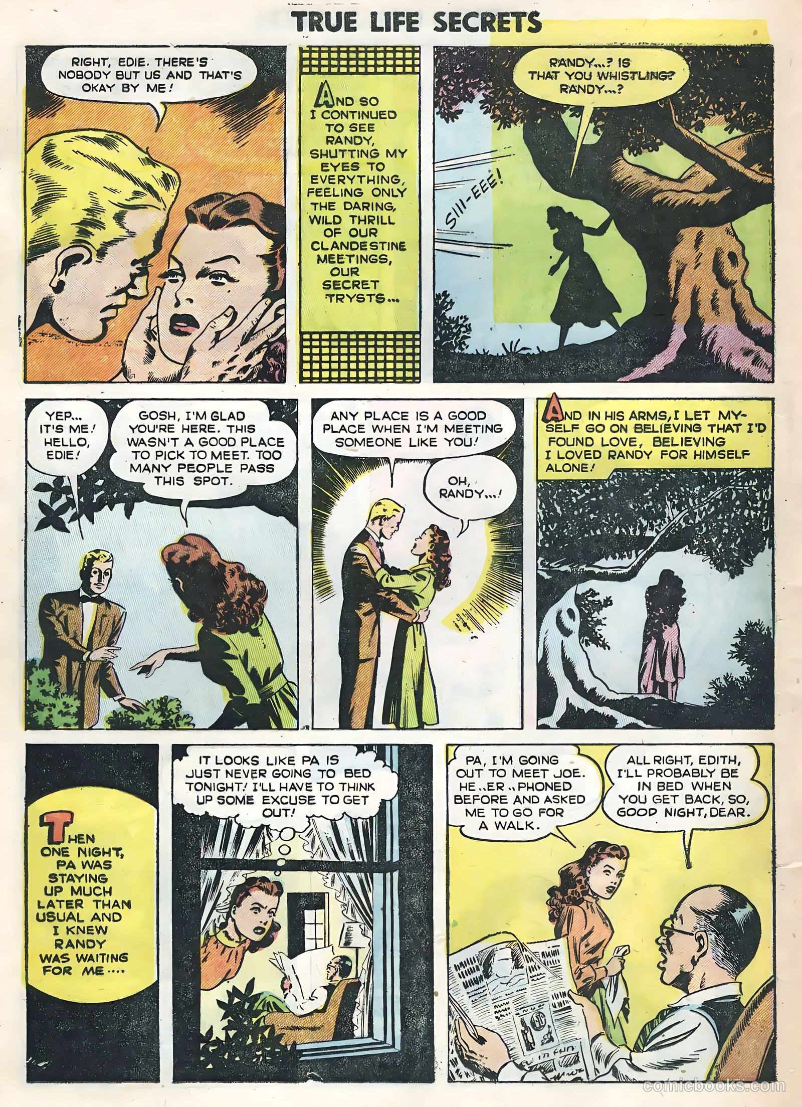 True Life Secrets #24 (1955) — page 12 of 36