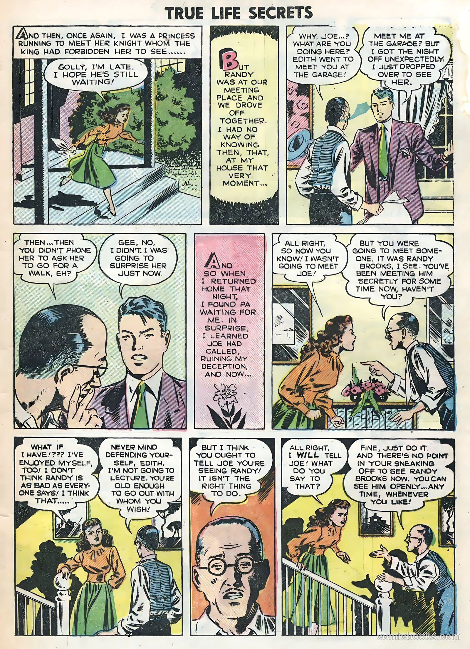True Life Secrets #24 (1955) — page 13 of 36
