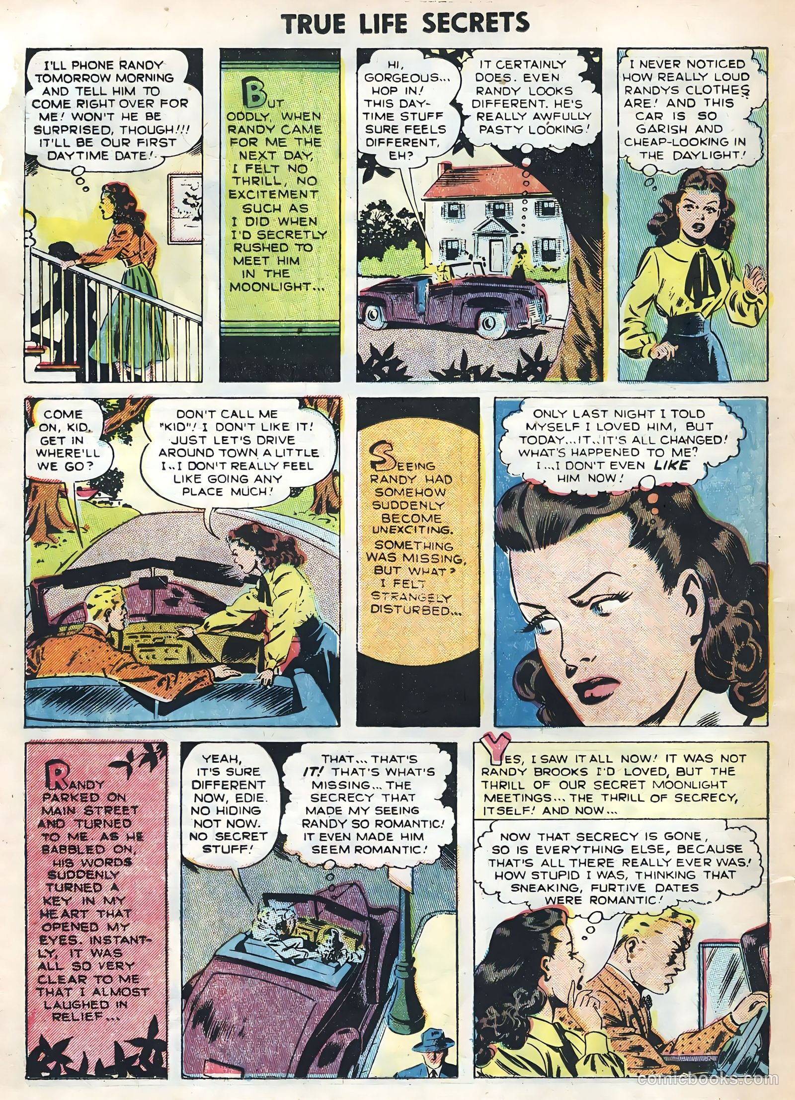 True Life Secrets #24 (1955) — page 14 of 36