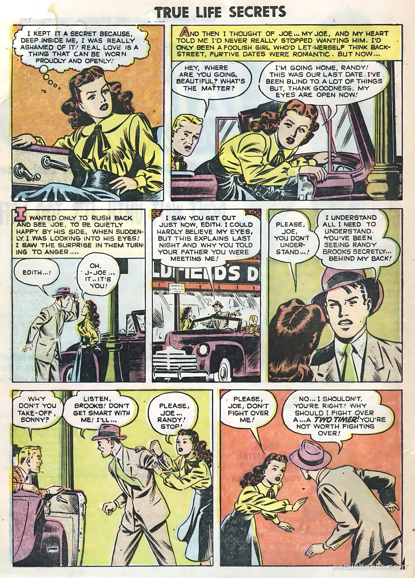 True Life Secrets #24 (1955) — page 16 of 36