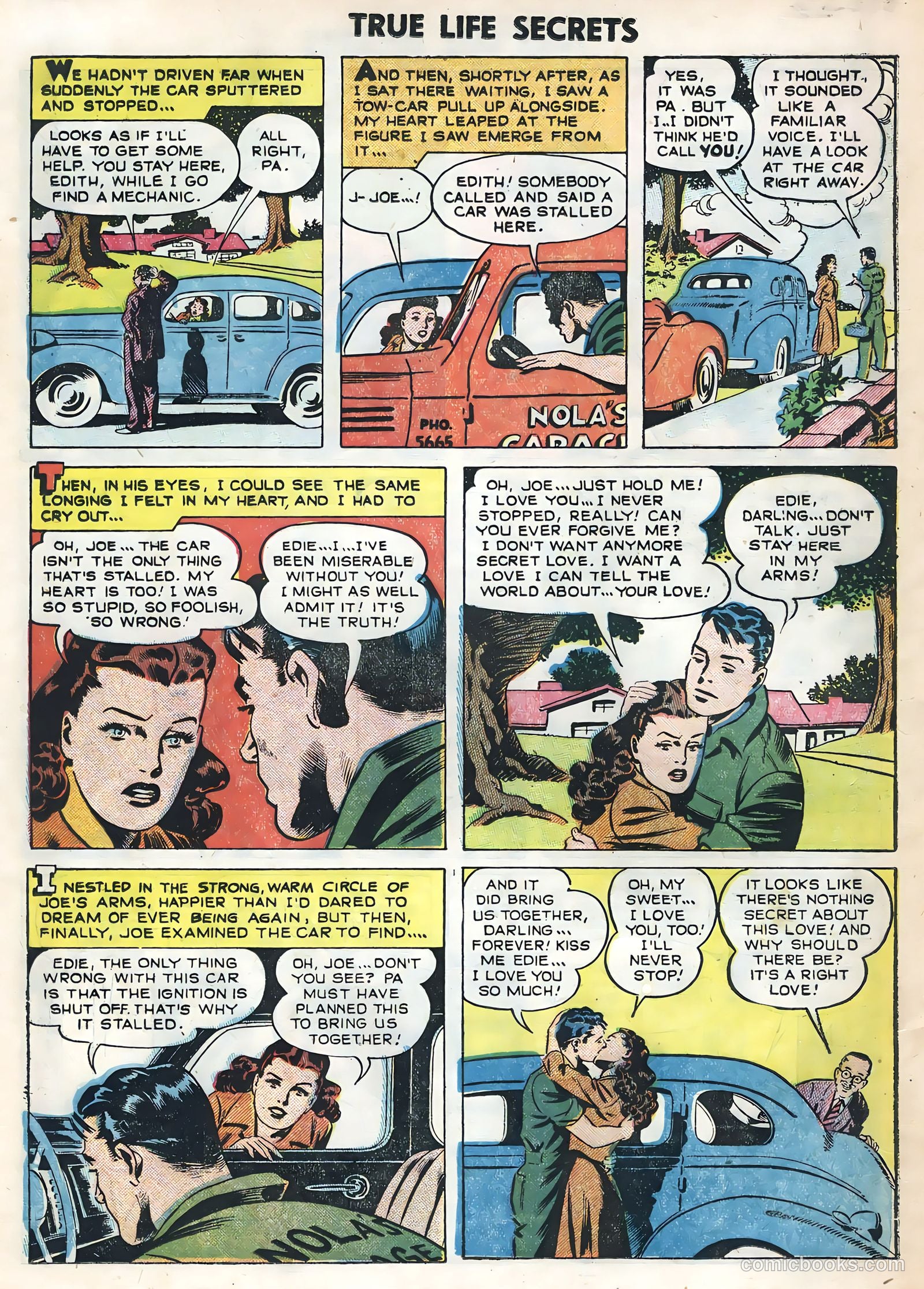 True Life Secrets #24 (1955) — page 18 of 36