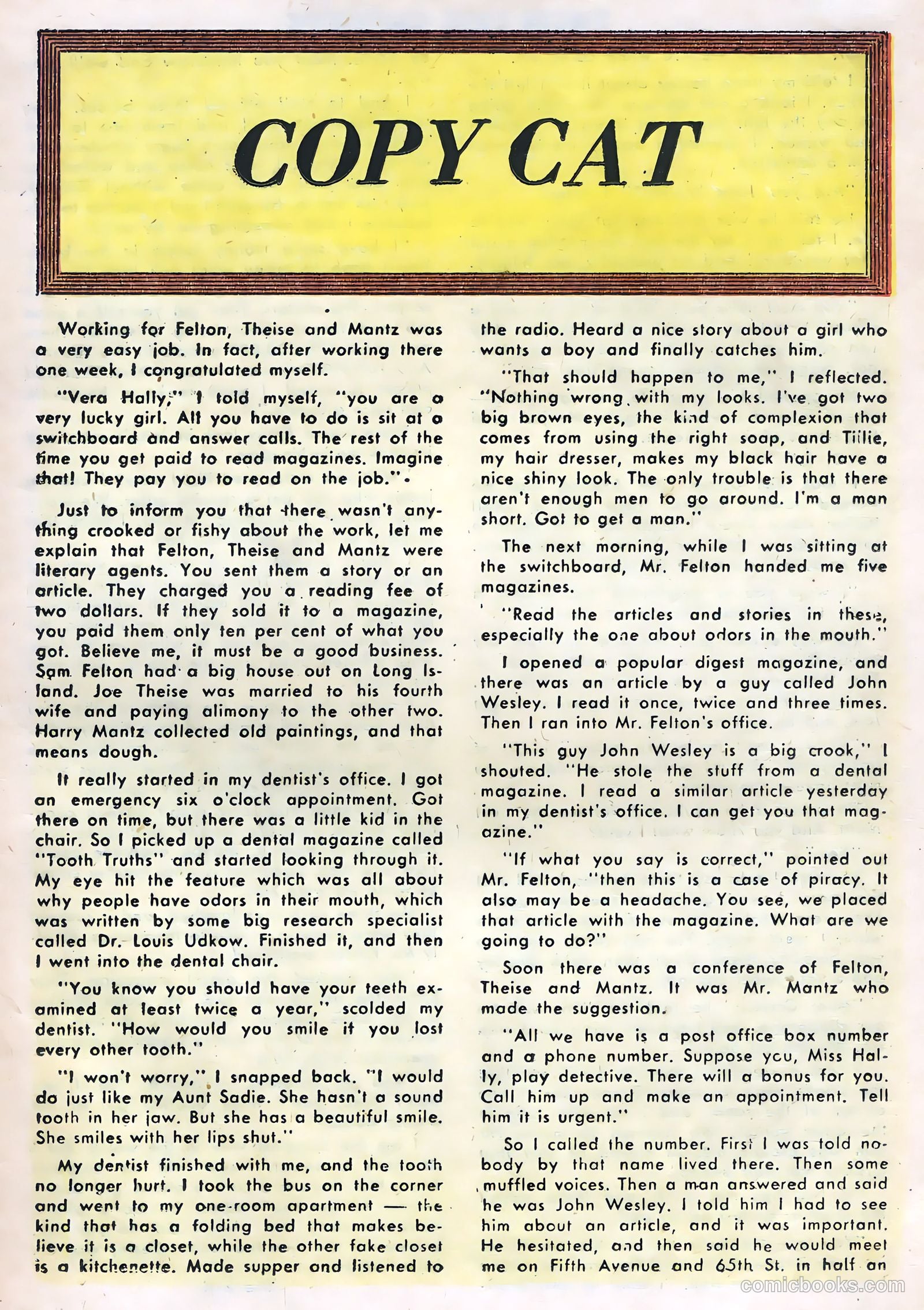 True Life Secrets #24 (1955) — page 19 of 36