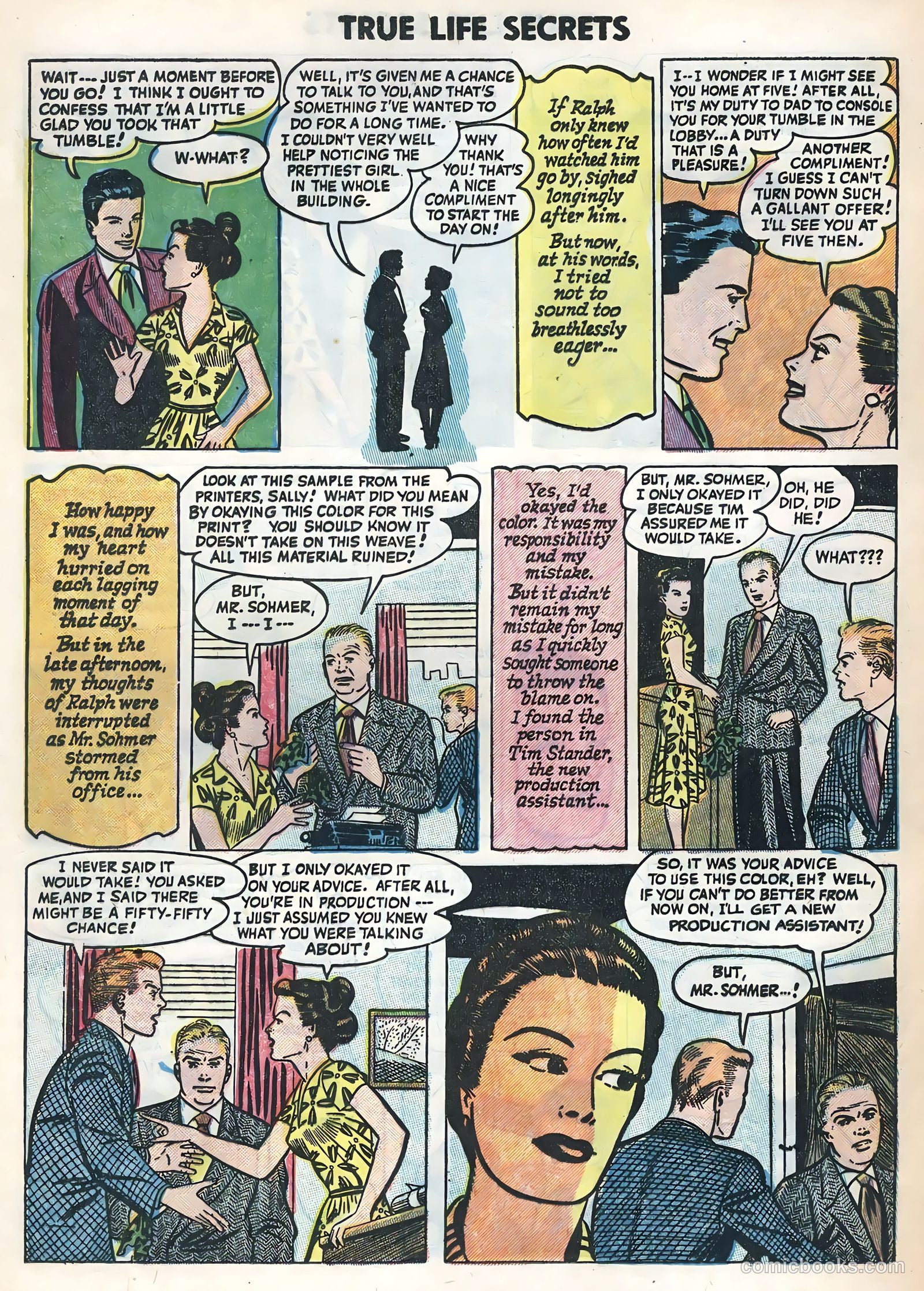 True Life Secrets #24 (1955) — page 24 of 36