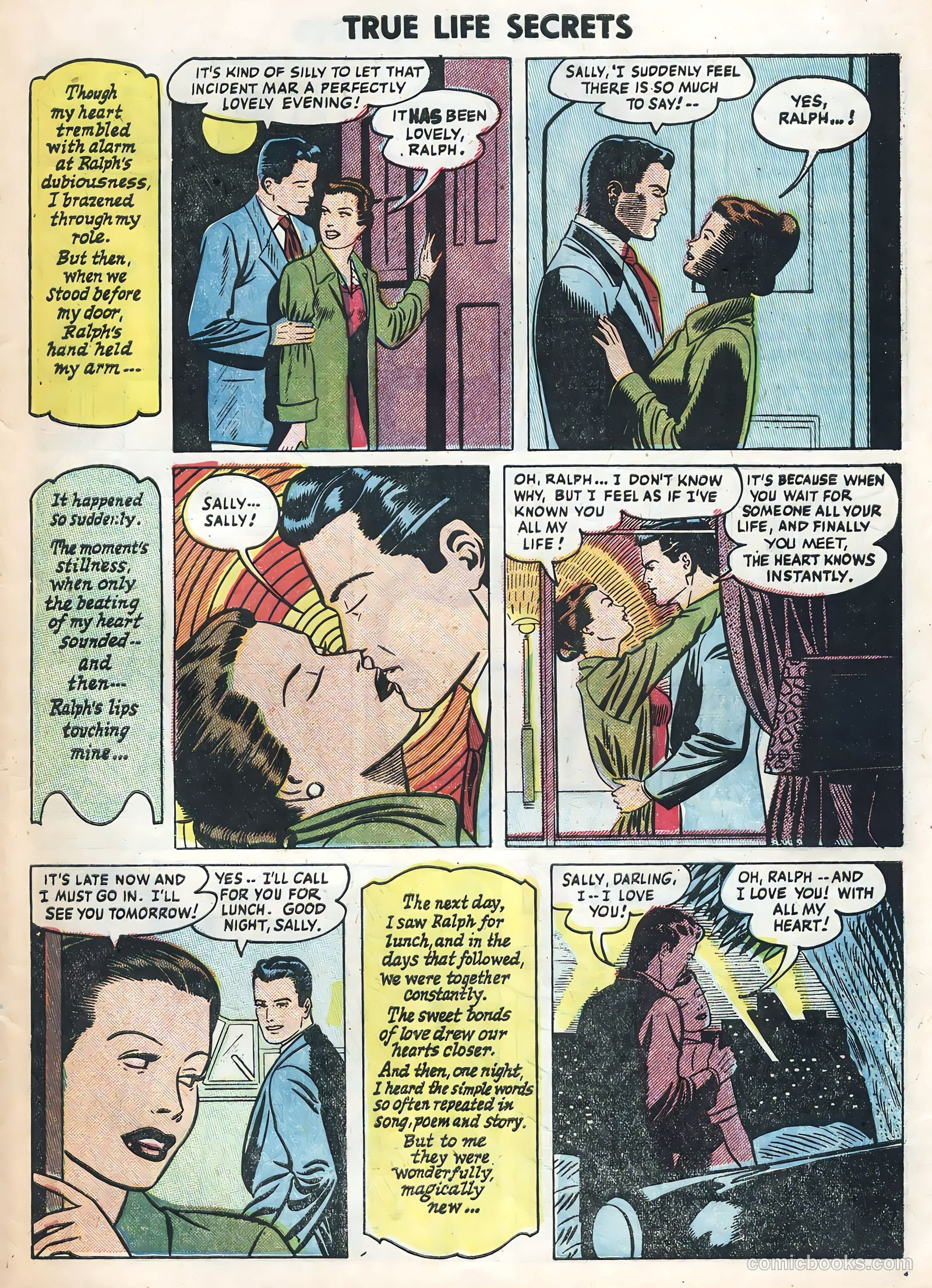 True Life Secrets #24 (1955) — page 27 of 36