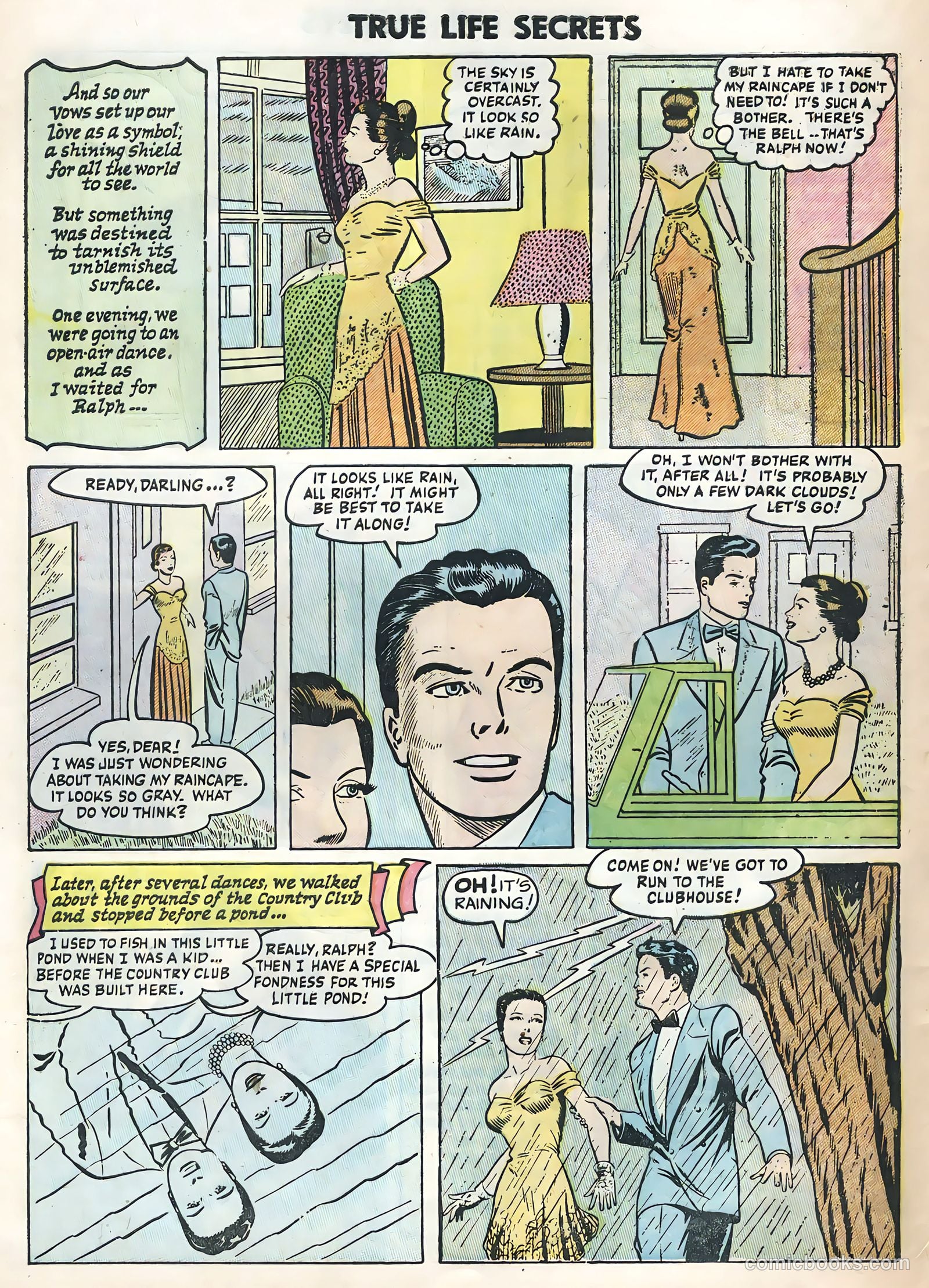 True Life Secrets #24 (1955) — page 28 of 36