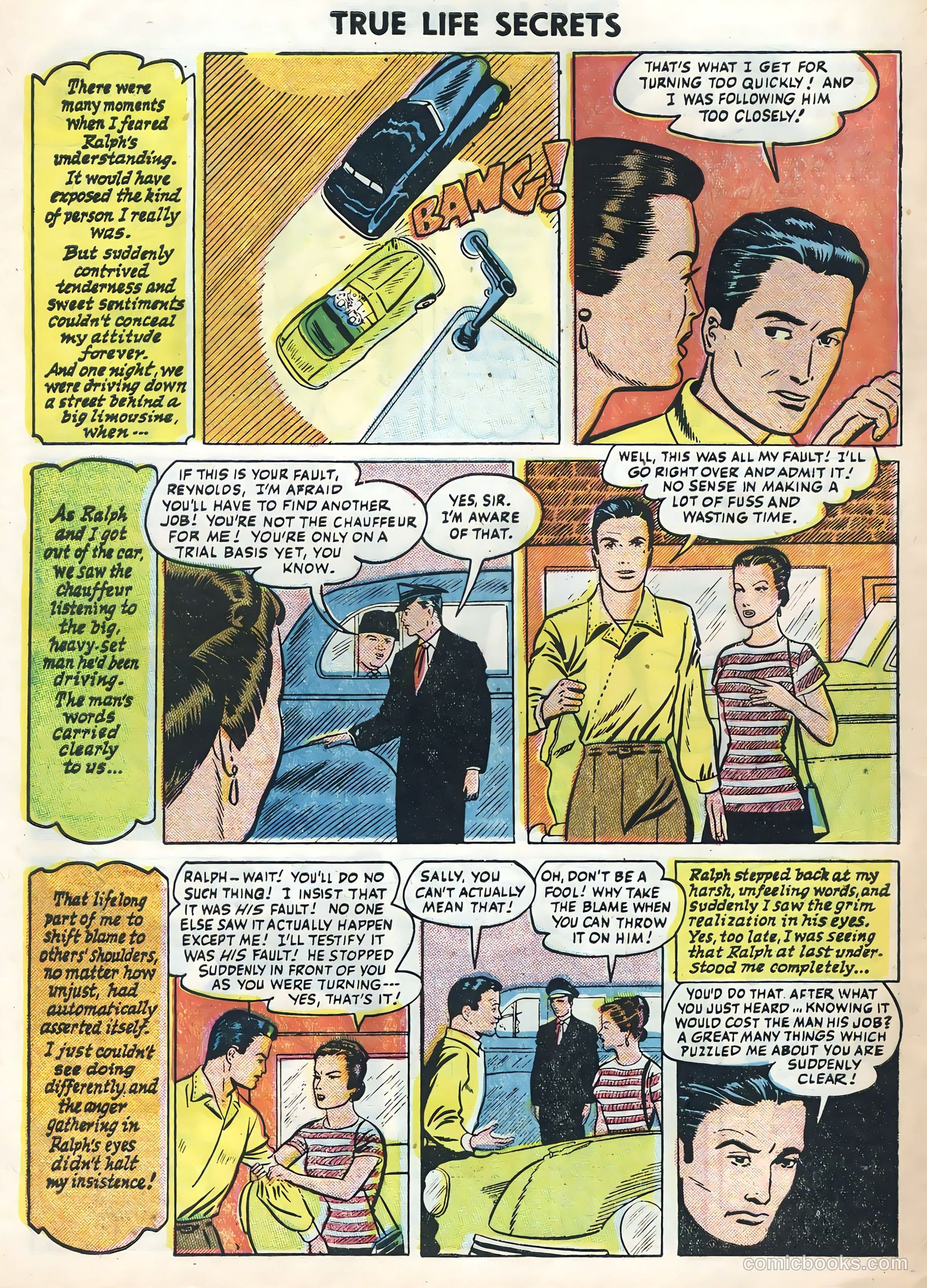 True Life Secrets #24 (1955) — page 30 of 36