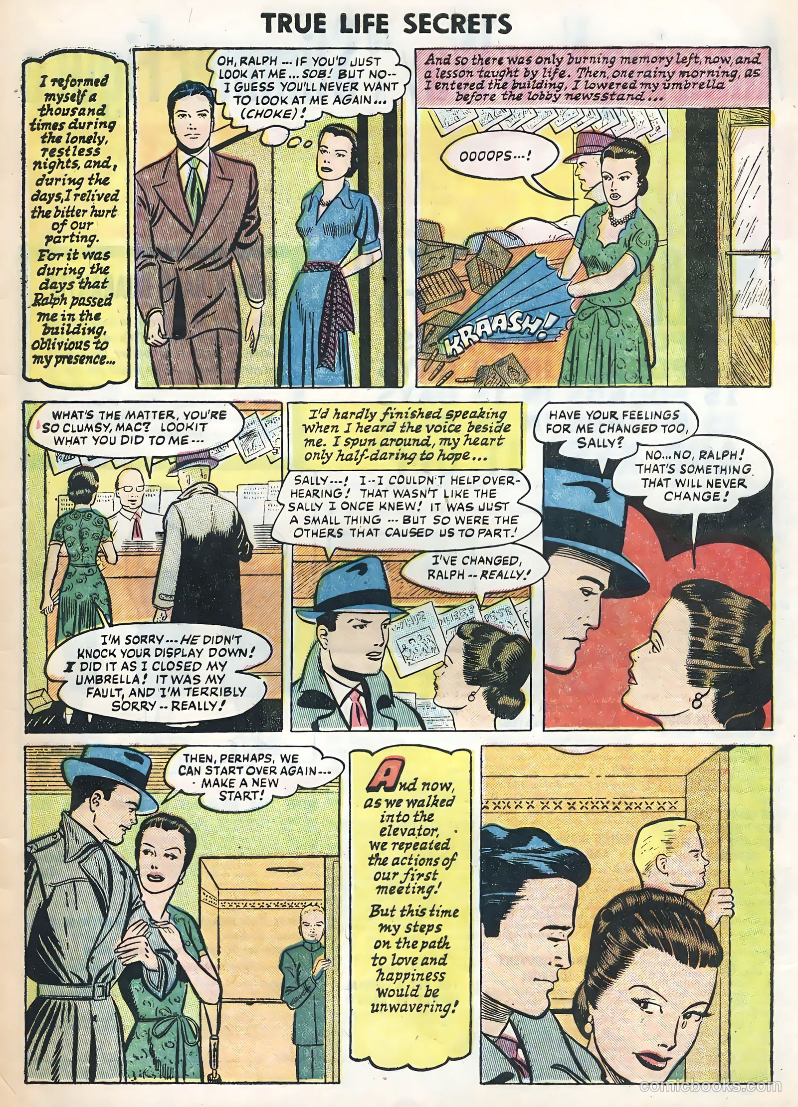 True Life Secrets #24 (1955) — page 33 of 36