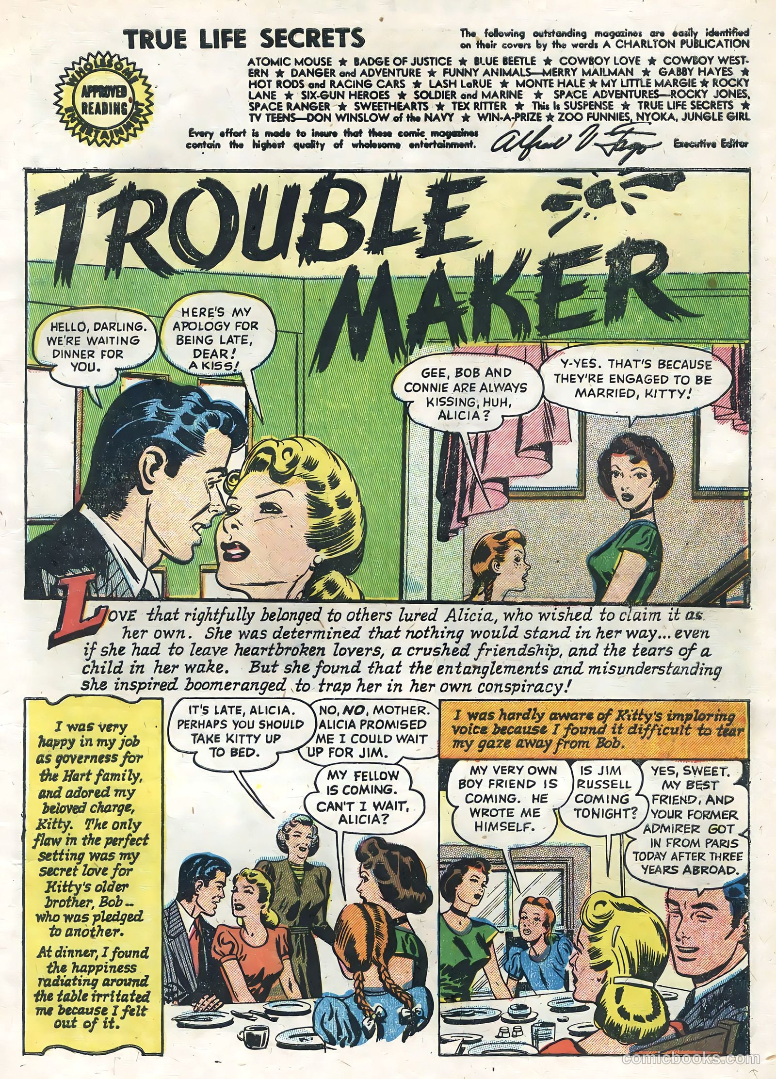 True Life Secrets #25 (1955) — page 3 of 36
